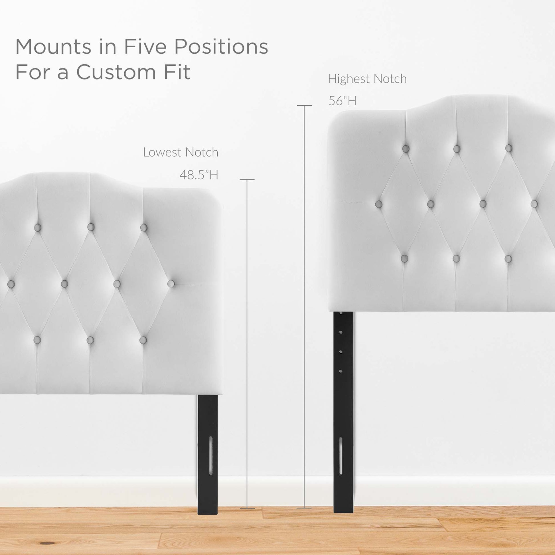 Annabel Diamond Tufted Performance Velvet Twin Headboard by Modway - Best Buy Furniture