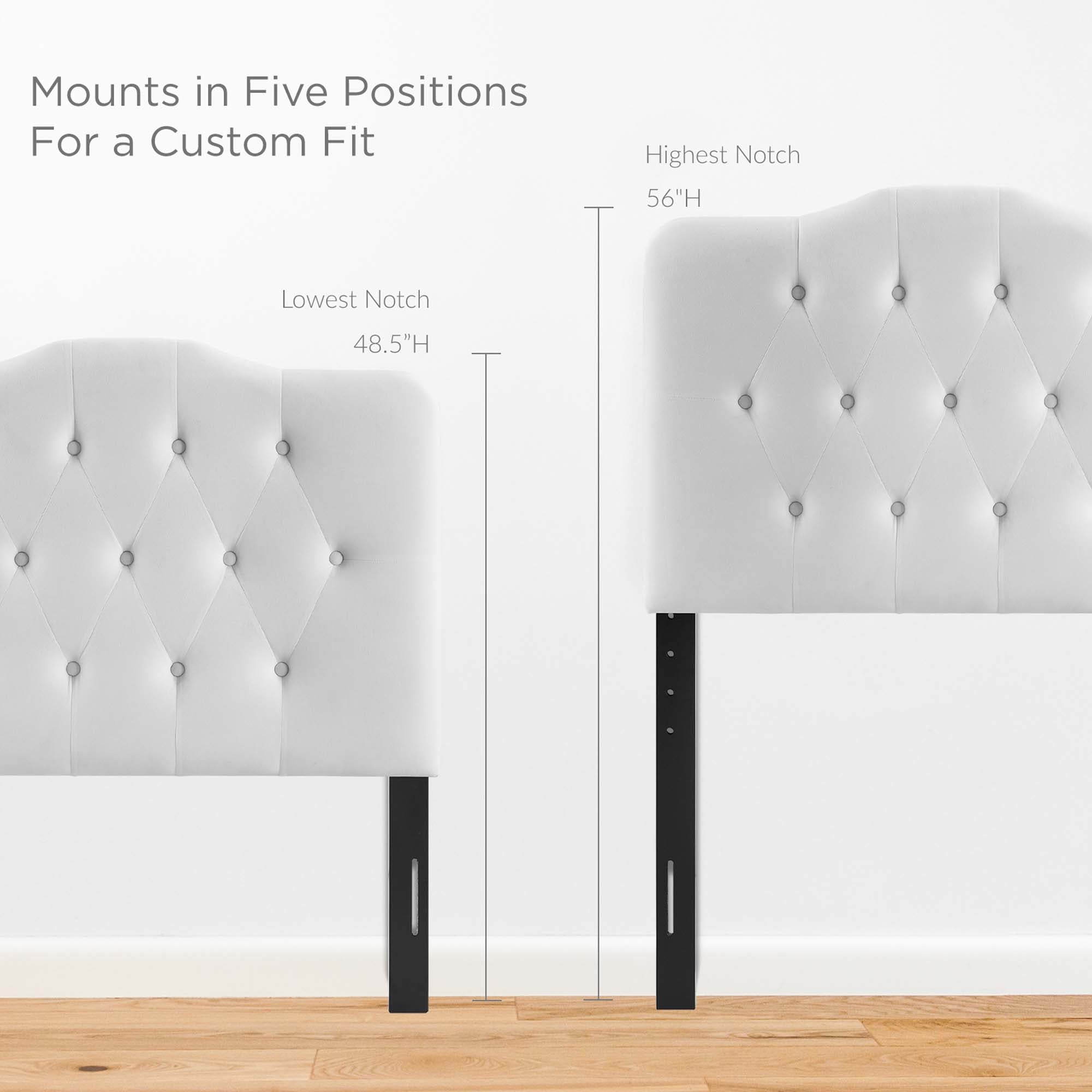 Annabel Diamond Tufted Performance Velvet Twin Headboard by Modway - Best Buy Furniture