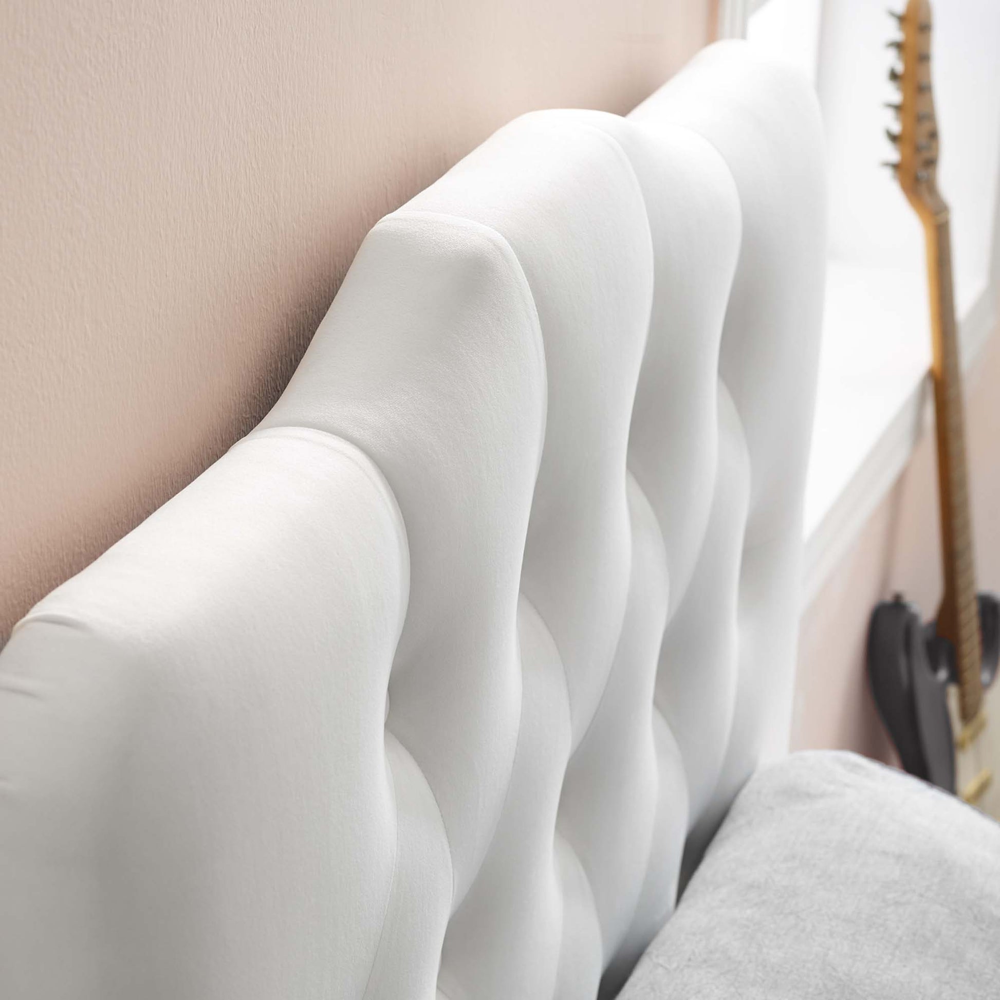 Annabel Diamond Tufted Performance Velvet Twin Headboard by Modway - Best Buy Furniture