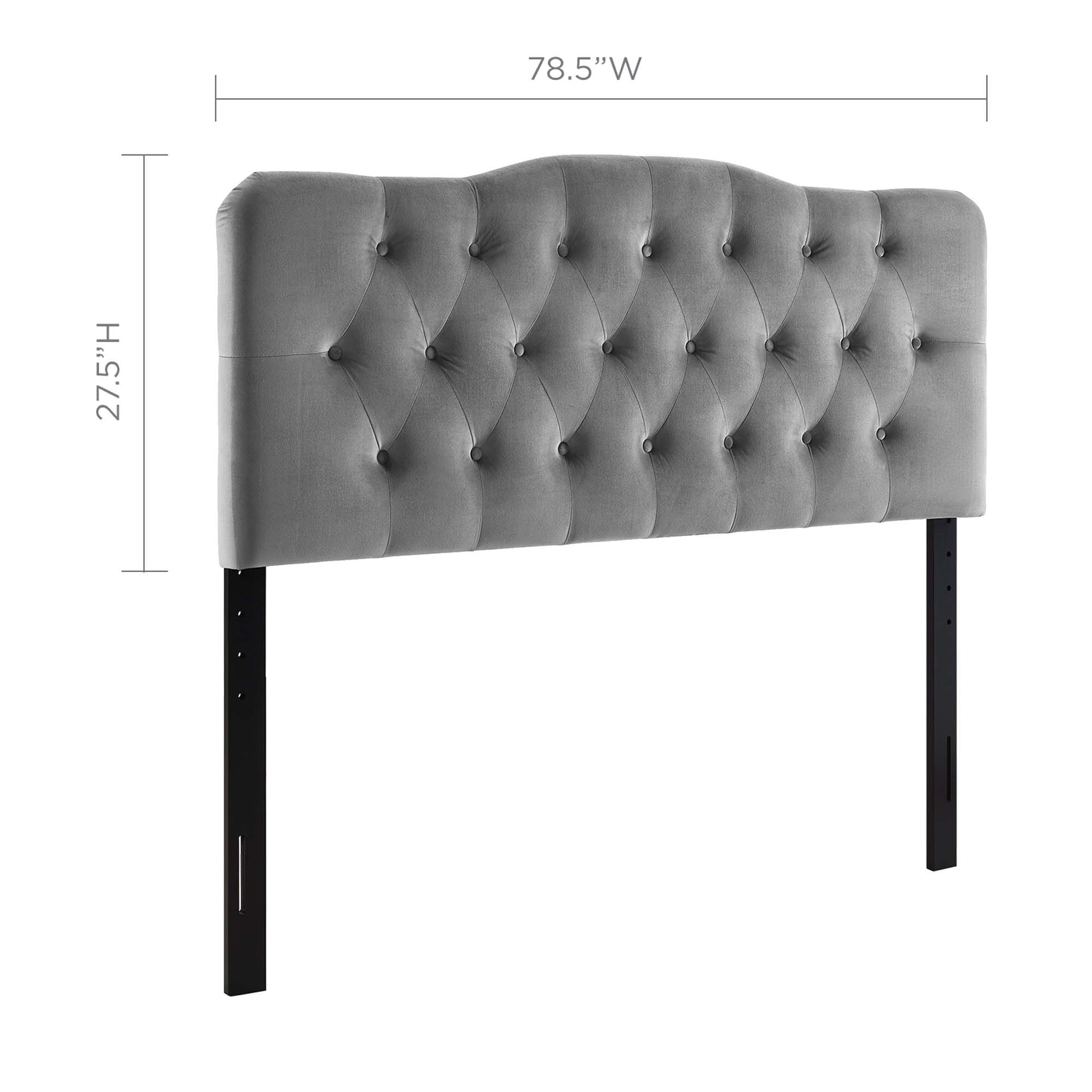 Annabel Diamond Tufted Performance Velvet King Headboard by Modway - Best Buy Furniture