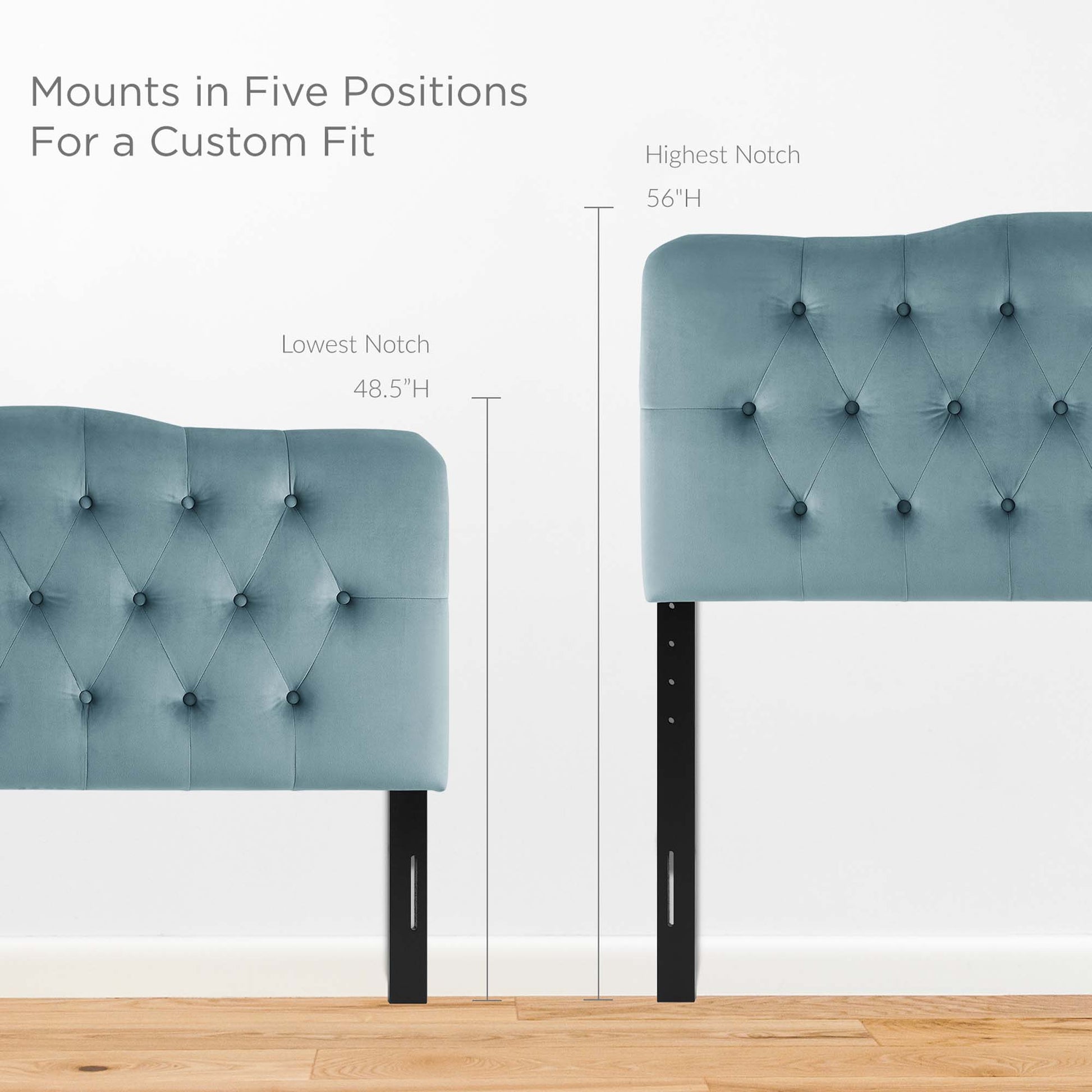 Annabel Diamond Tufted Performance Velvet King Headboard by Modway - Best Buy Furniture