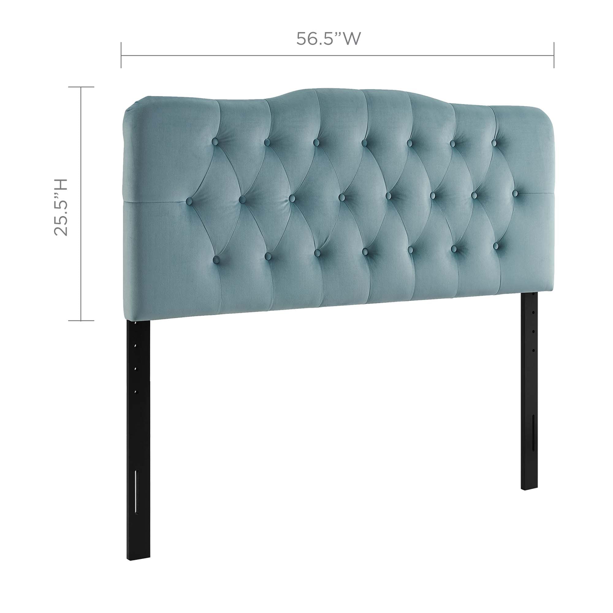 Annabel Diamond Tufted Performance Velvet Full Headboard by Modway