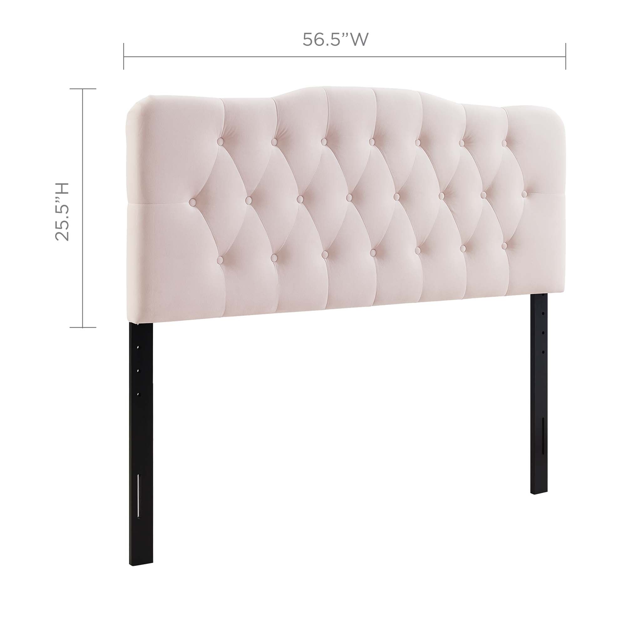 Annabel Diamond Tufted Performance Velvet Full Headboard by Modway - Best Buy Furniture