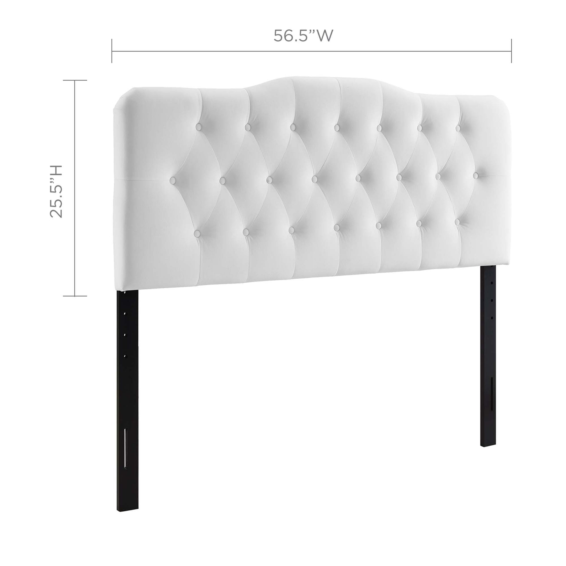 Annabel Diamond Tufted Performance Velvet Full Headboard by Modway - Best Buy Furniture