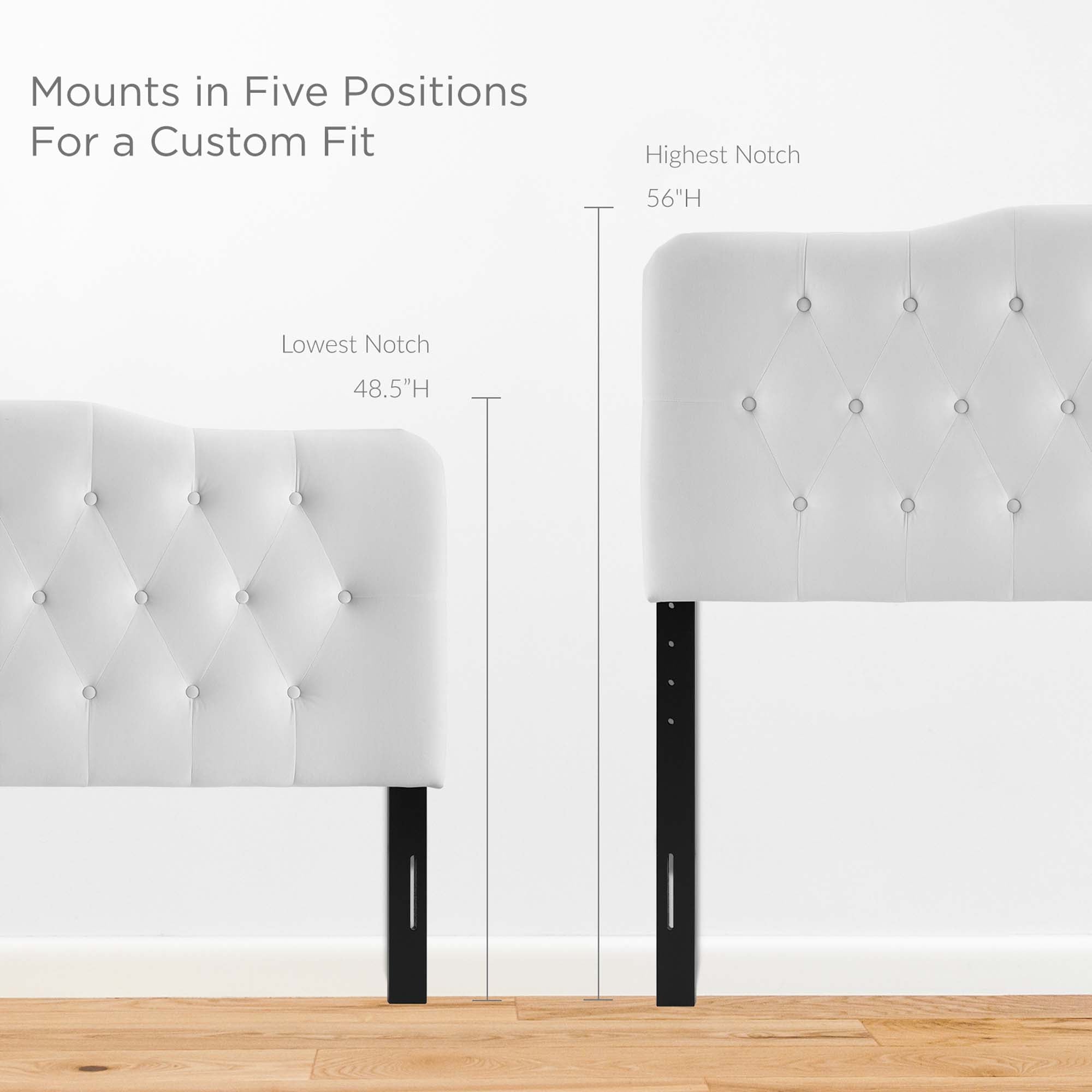 Annabel Diamond Tufted Performance Velvet Full Headboard by Modway - Best Buy Furniture