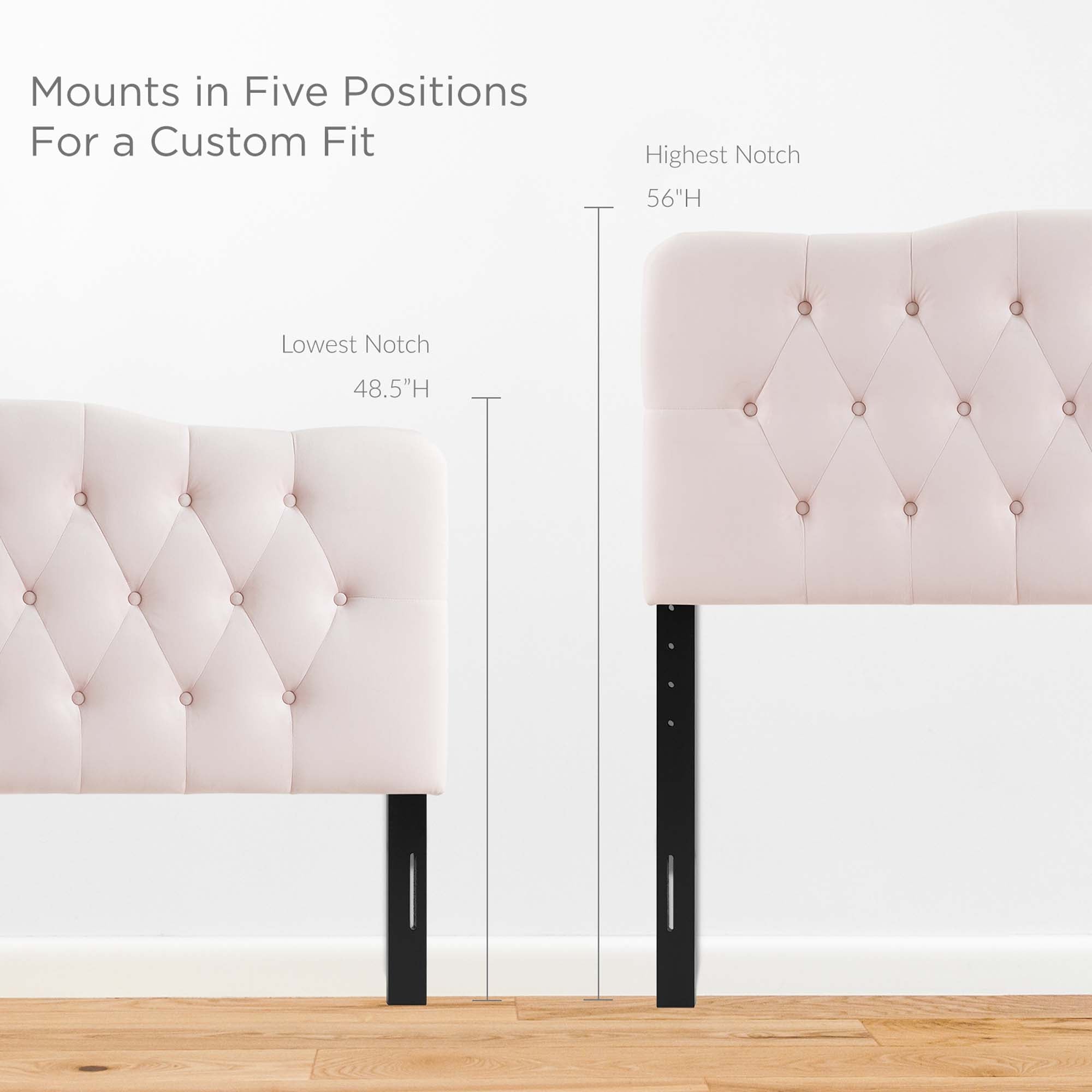 Annabel Diamond Tufted Performance Velvet Queen Headboard by Modway - Best Buy Furniture
