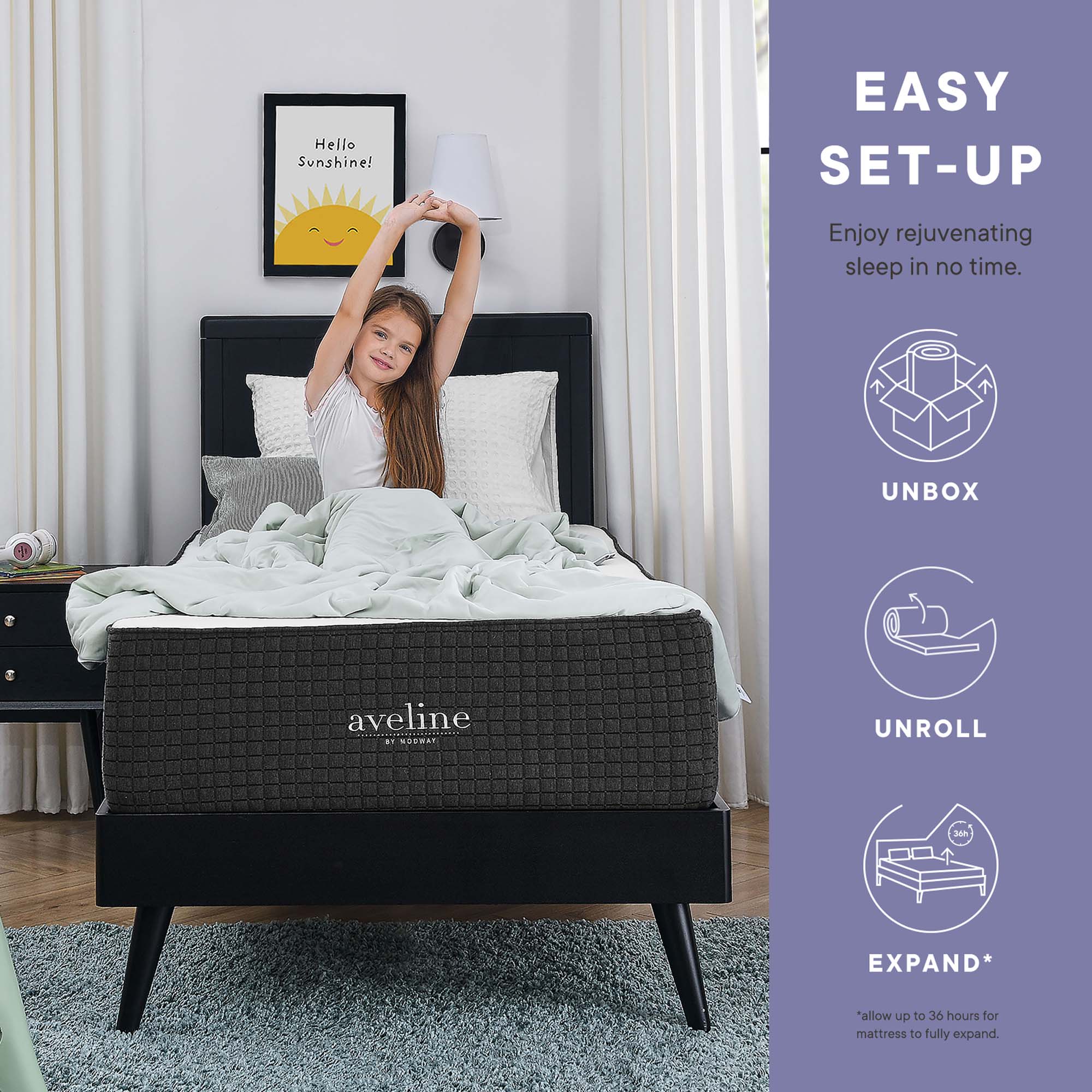 Aveline 6" Narrow Twin Mattress by Modway - Best Buy Furniture