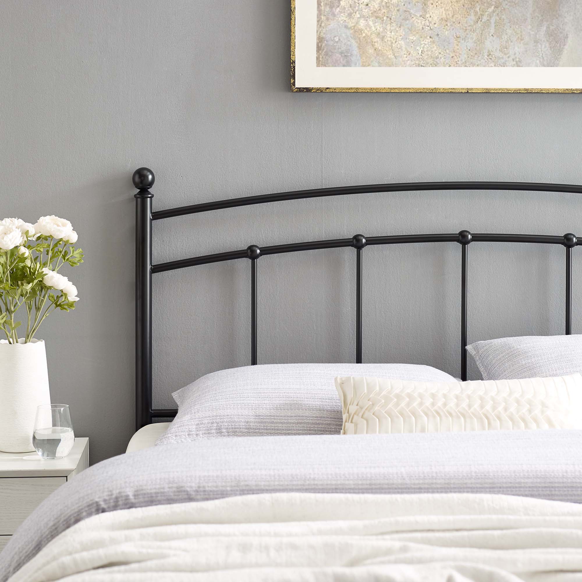 Abigail Metal King Headboard by Modway