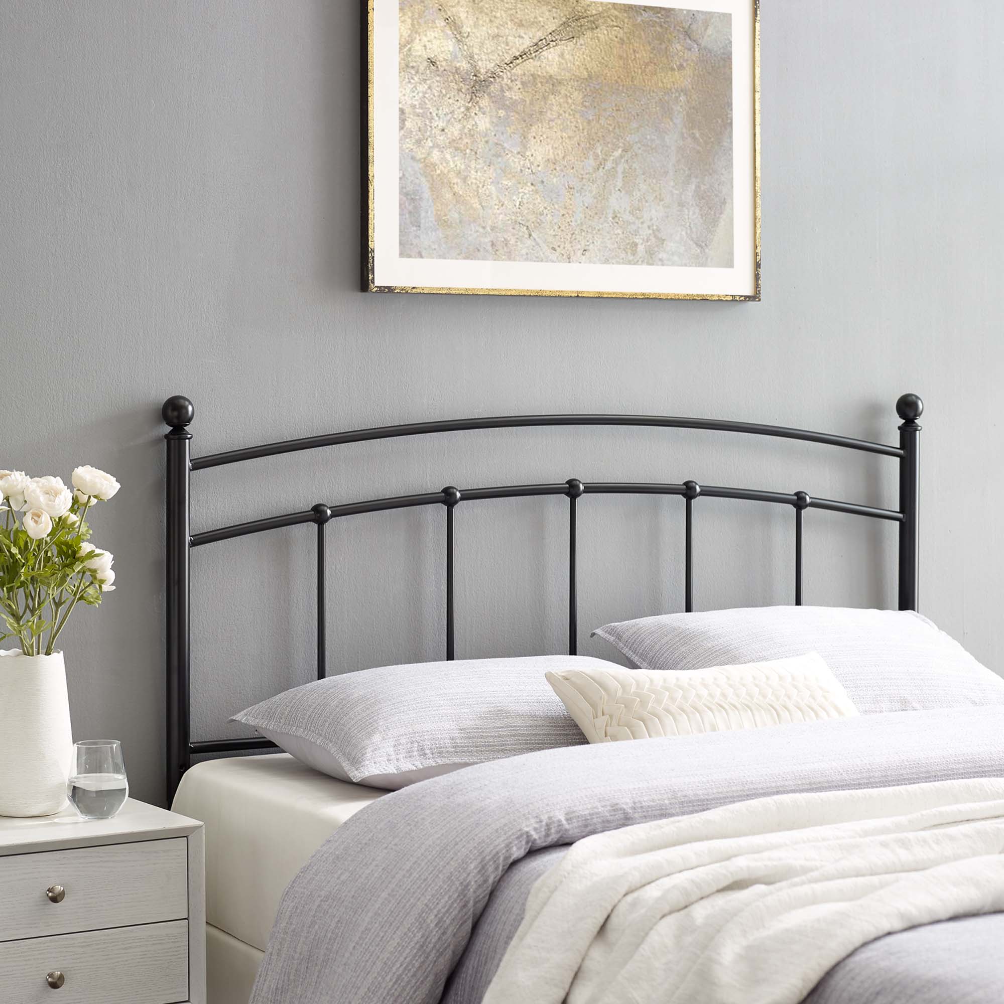 Abigail Metal King Headboard by Modway