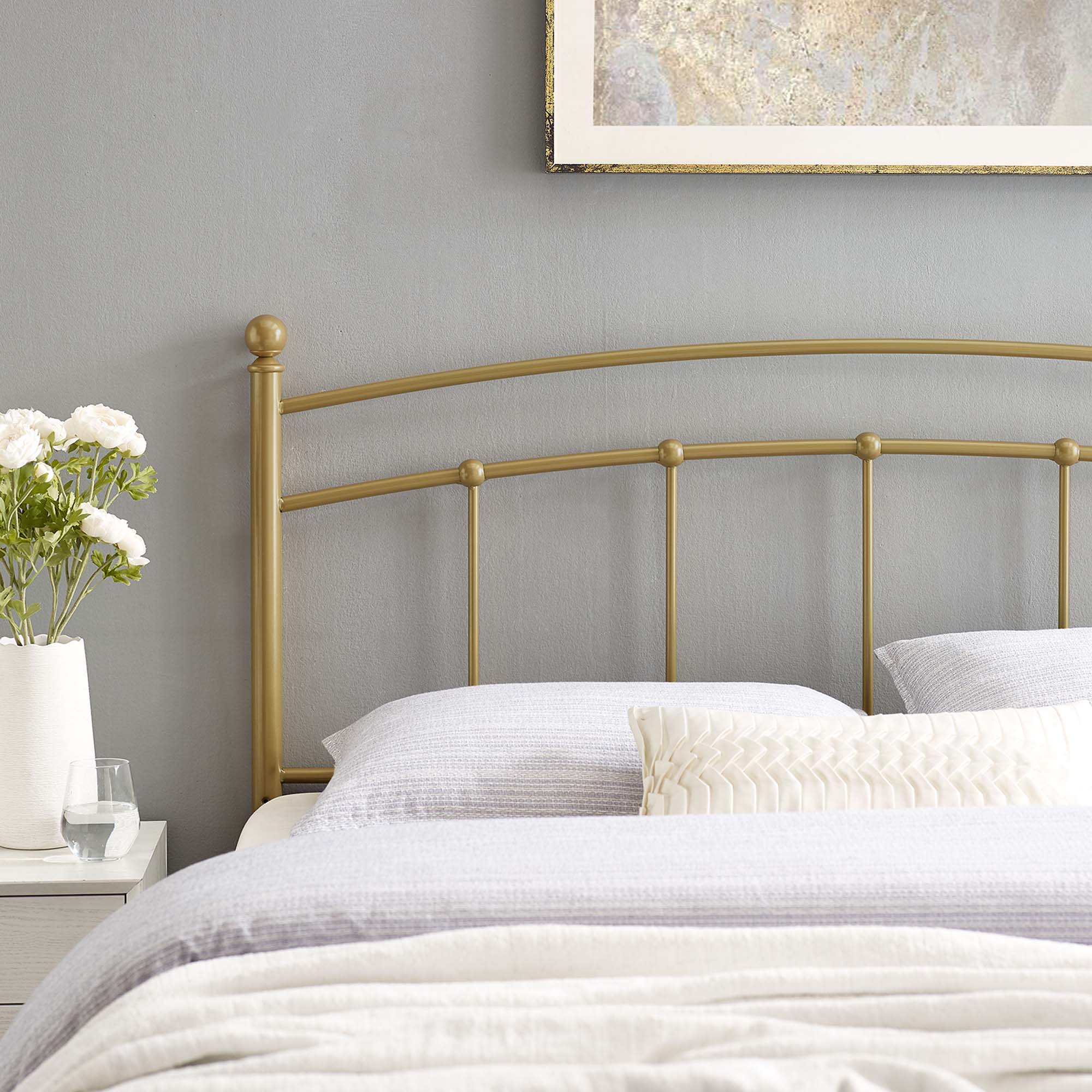 Abigail Metal King Headboard by Modway