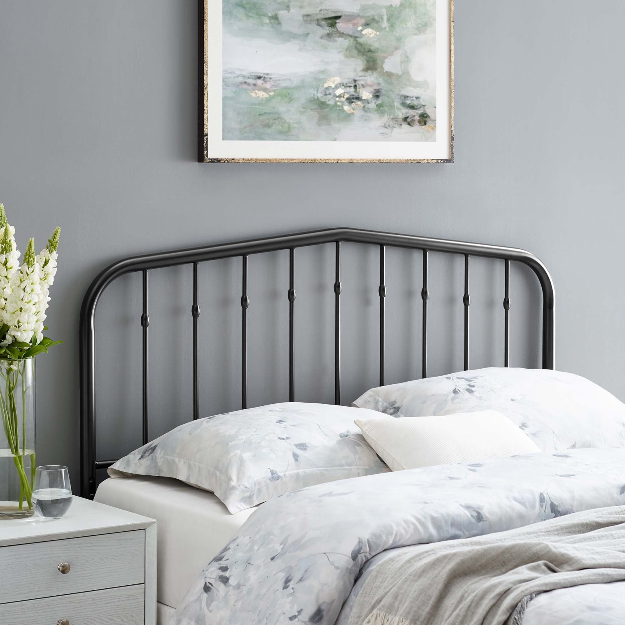 Lennon Metal Twin Headboard by Modway - Best Buy Furniture