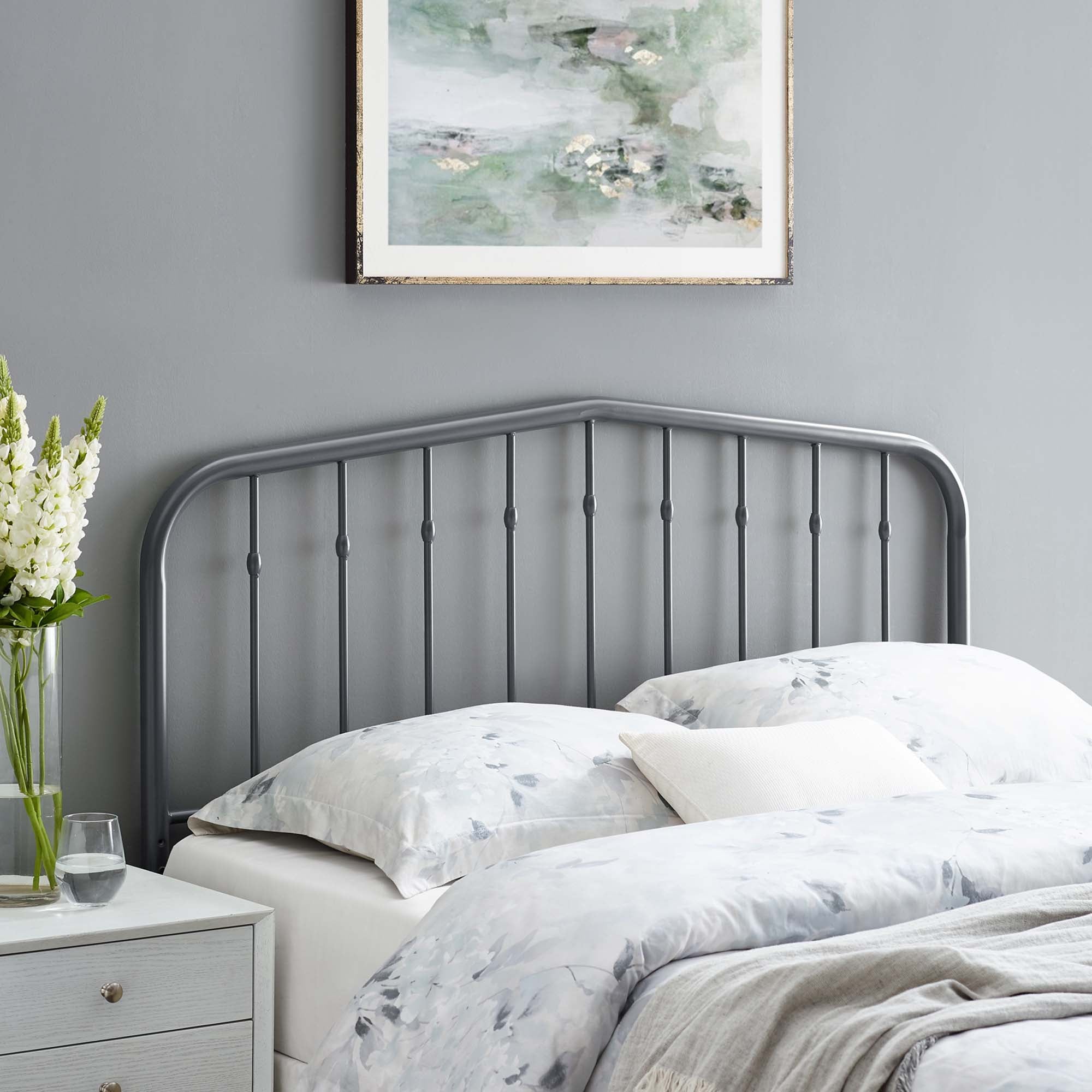 Lennon Metal Twin Headboard by Modway - Best Buy Furniture
