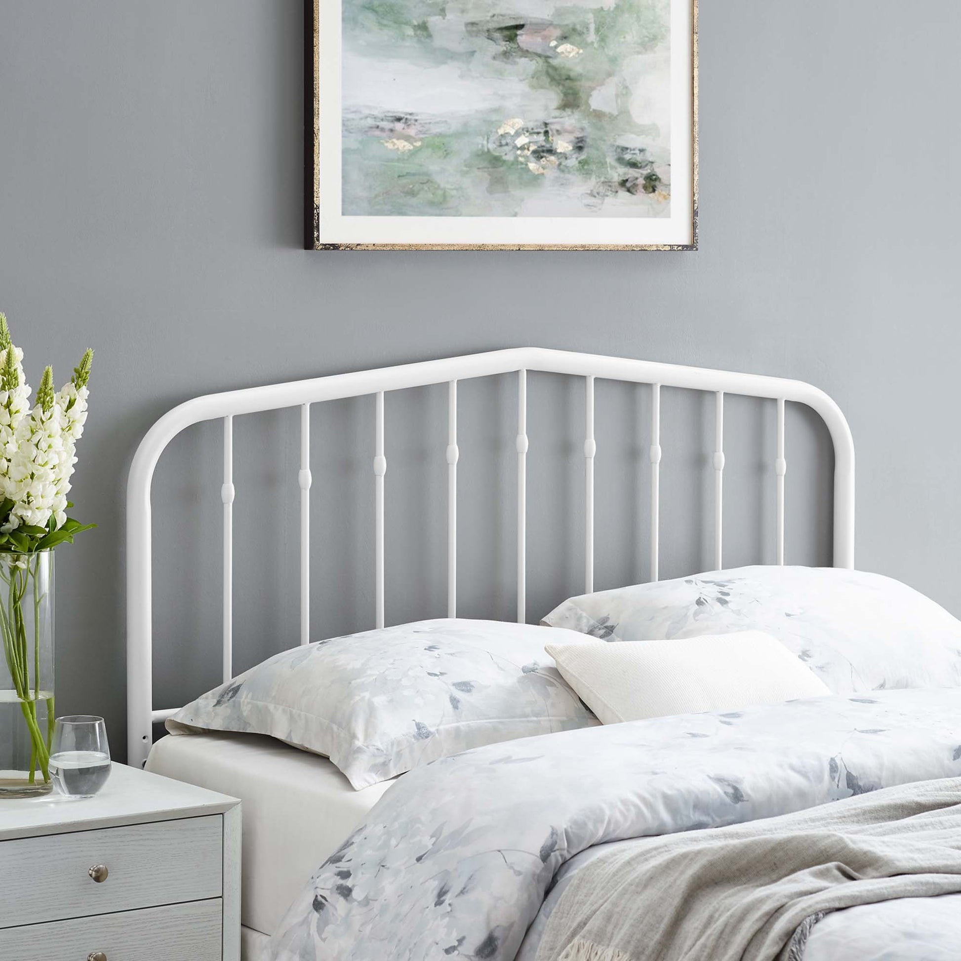Lennon Metal Twin Headboard by Modway - Best Buy Furniture