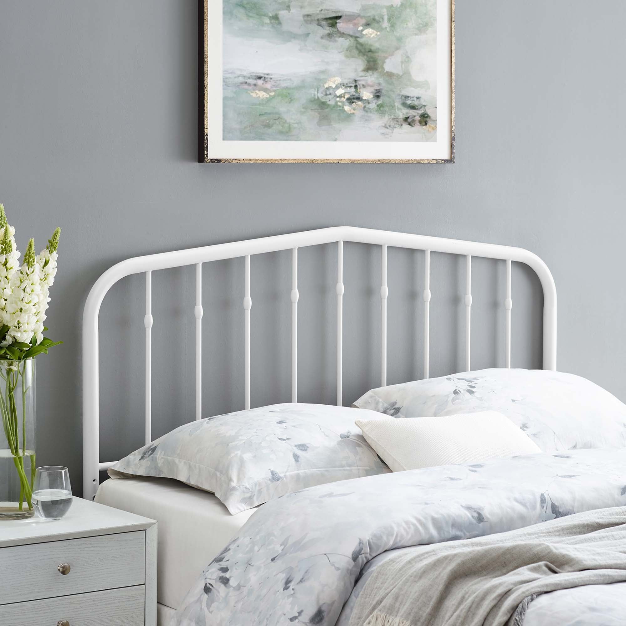 Lennon Metal Twin Headboard by Modway - Best Buy Furniture