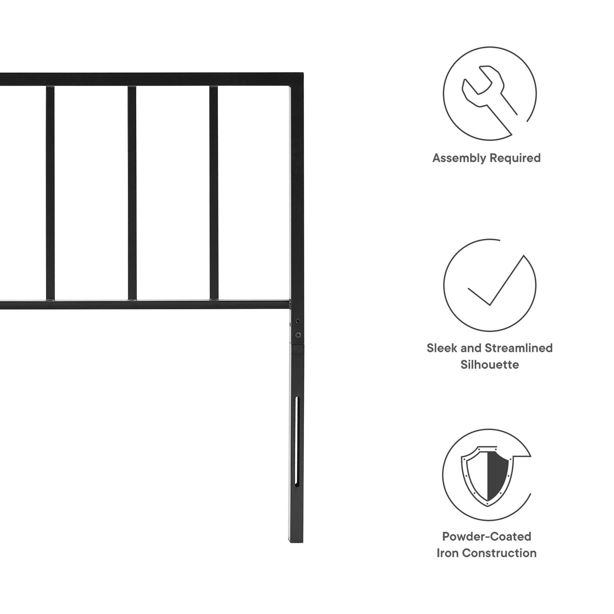 Tatum Metal Full Headboard by Modway