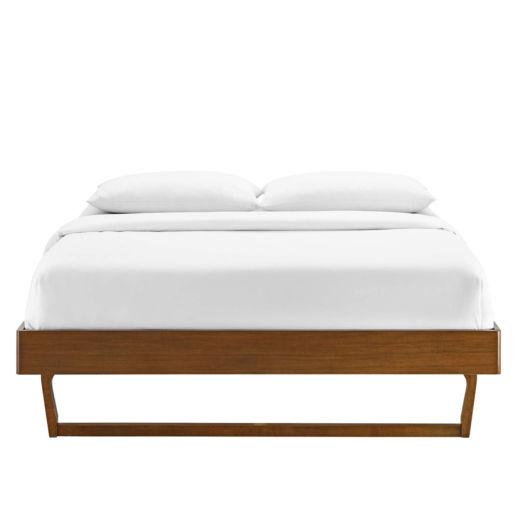 Billie Wood King Platform Bed Frame by Modway