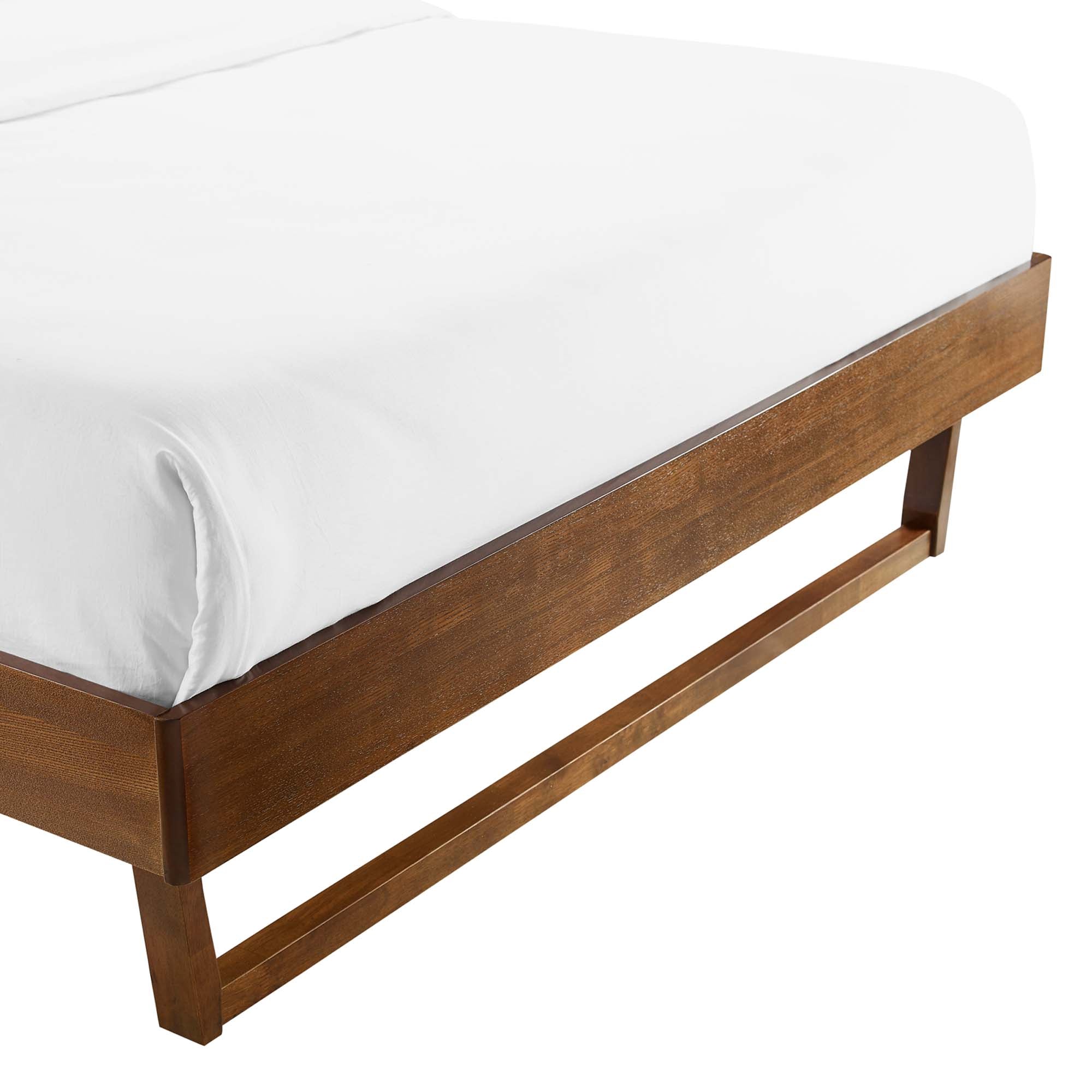 Billie Wood King Platform Bed Frame by Modway