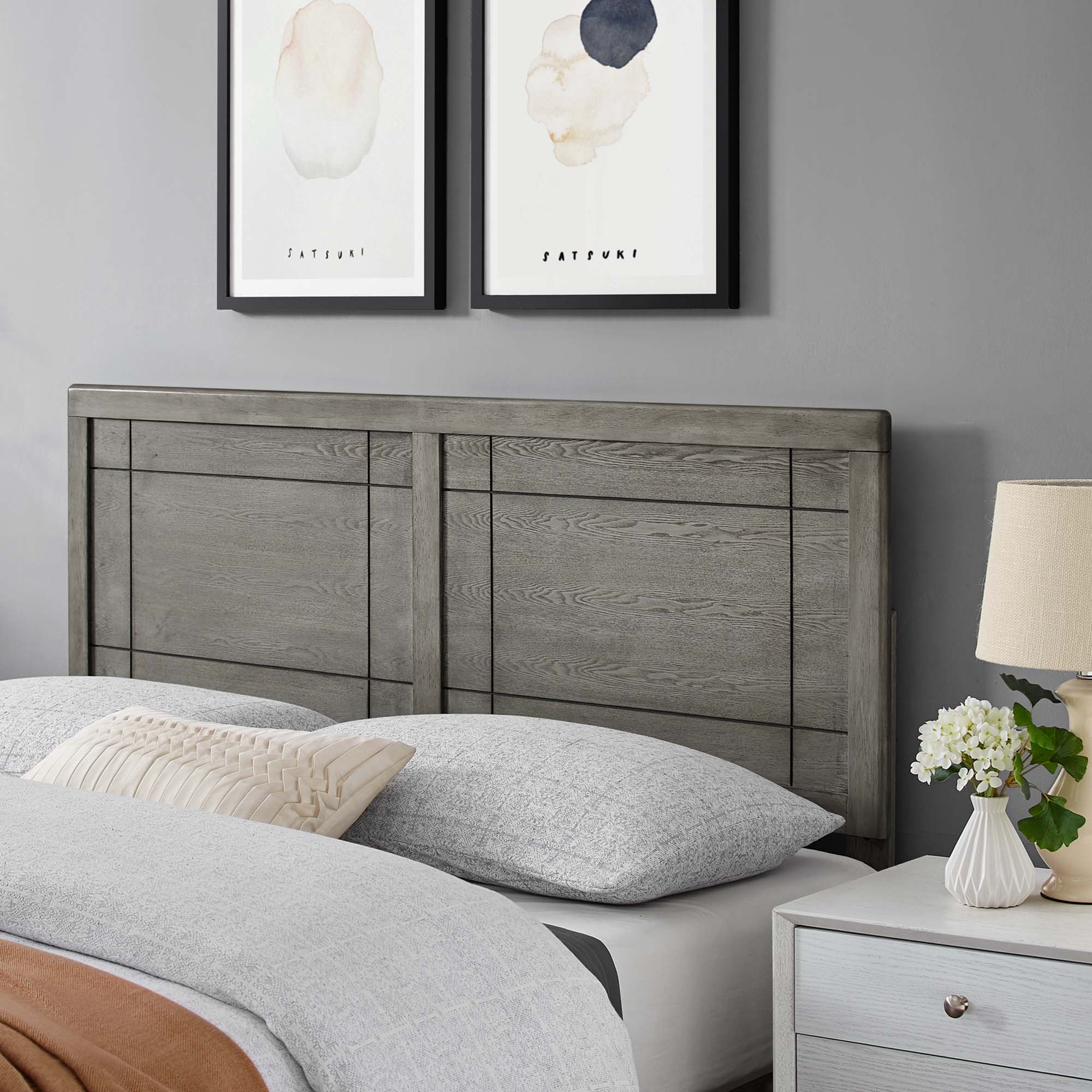 Archie Wood Full Headboard by Modway