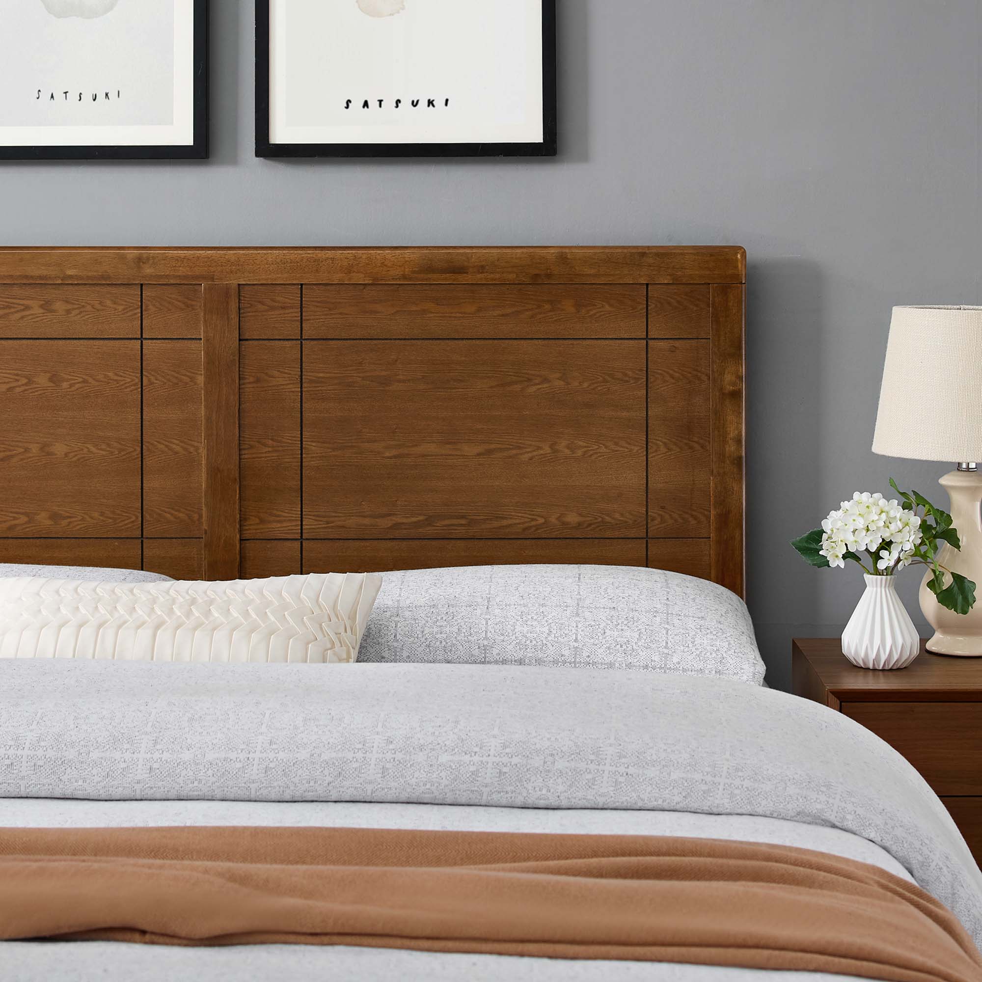 Archie Wood King Headboard by Modway - Best Buy Furniture