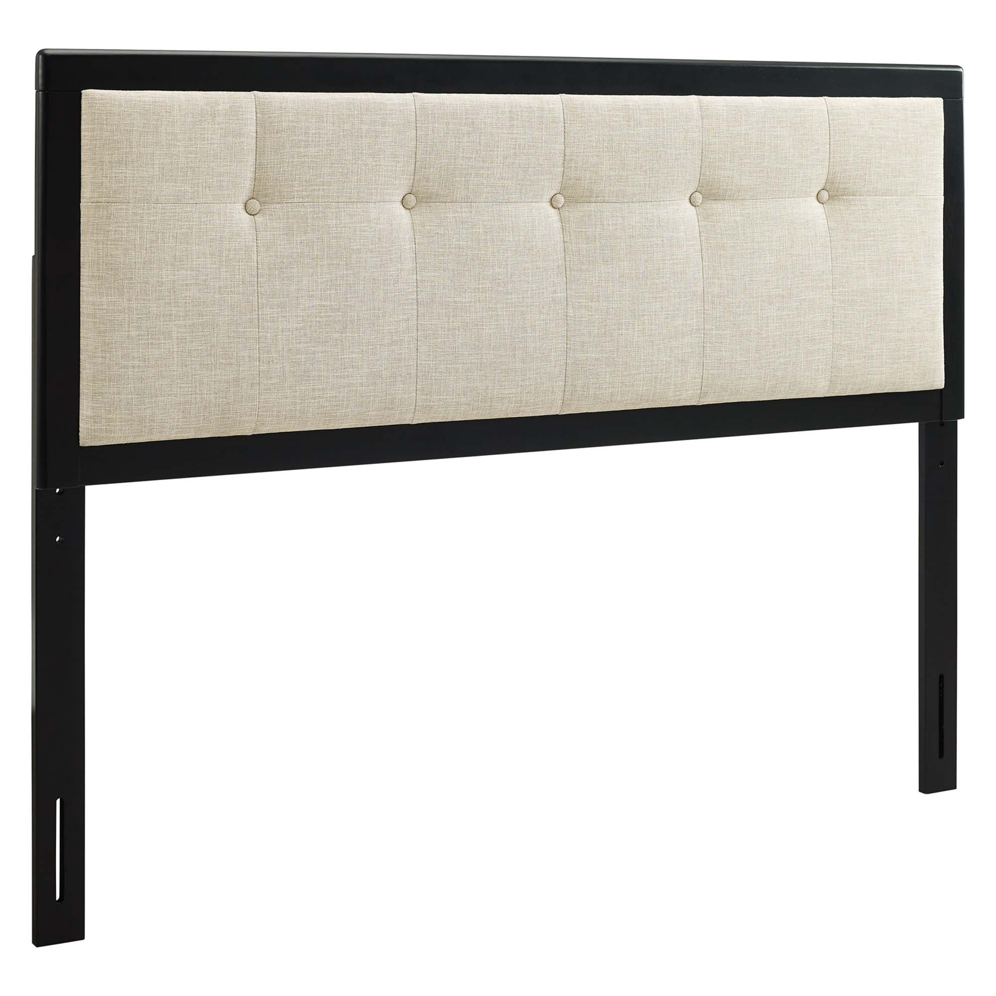 Draper Tufted Fabric and Wood King Headboard by Modway - Best Buy Furniture