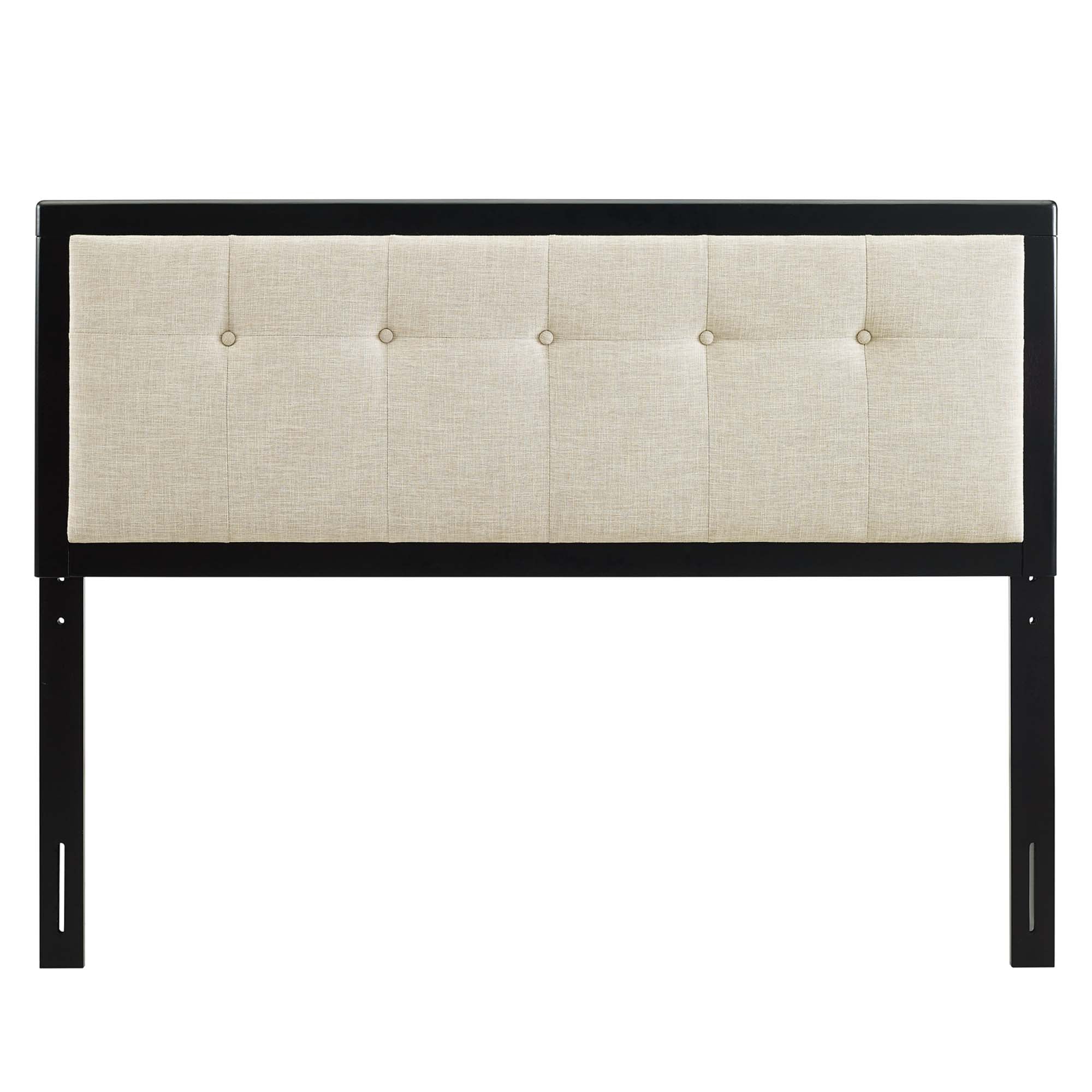 Draper Tufted Fabric and Wood King Headboard by Modway - Best Buy Furniture