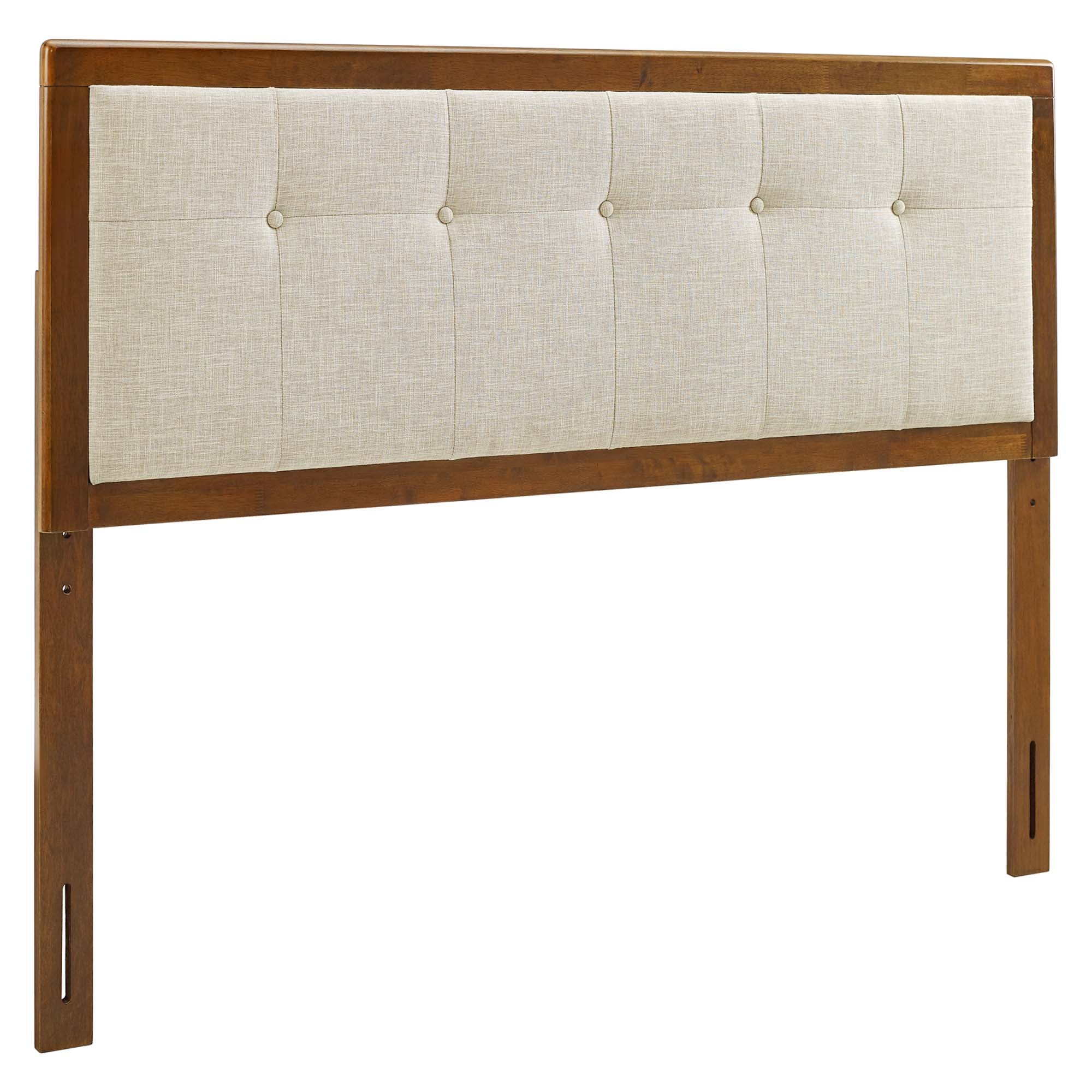 Draper Tufted Fabric and Wood King Headboard by Modway