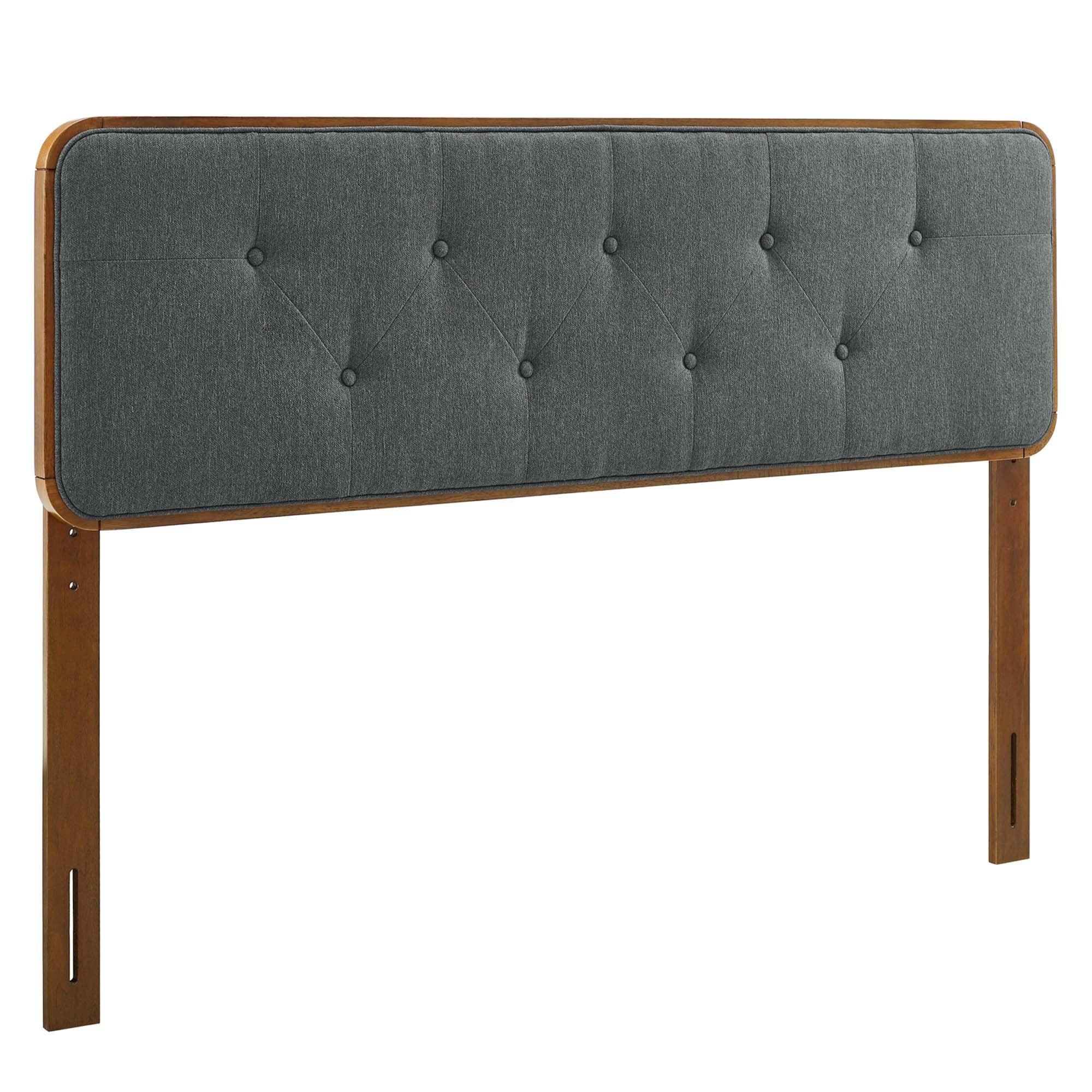 Collins Tufted Fabric and Wood Full Headboard by Modway