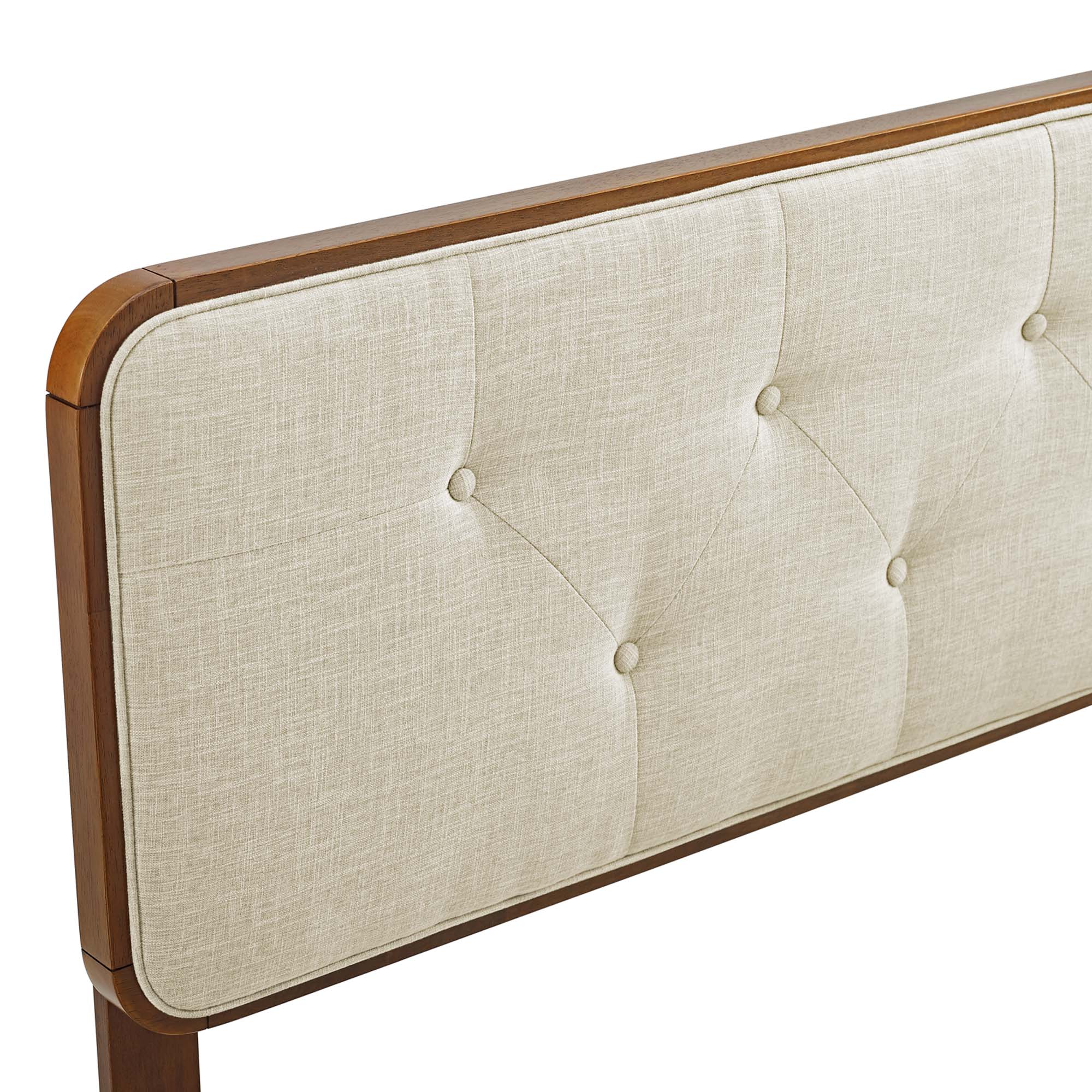 Collins Tufted Fabric and Wood Queen Headboard by Modway - Best Buy Furniture