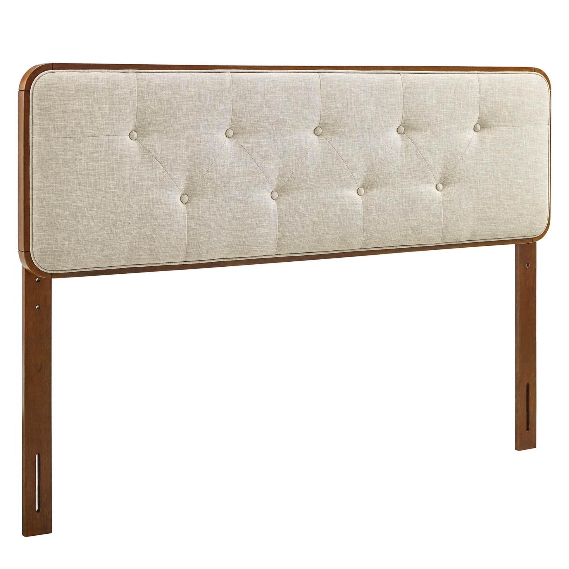 Collins Tufted Fabric and Wood King Headboard by Modway - Best Buy Furniture