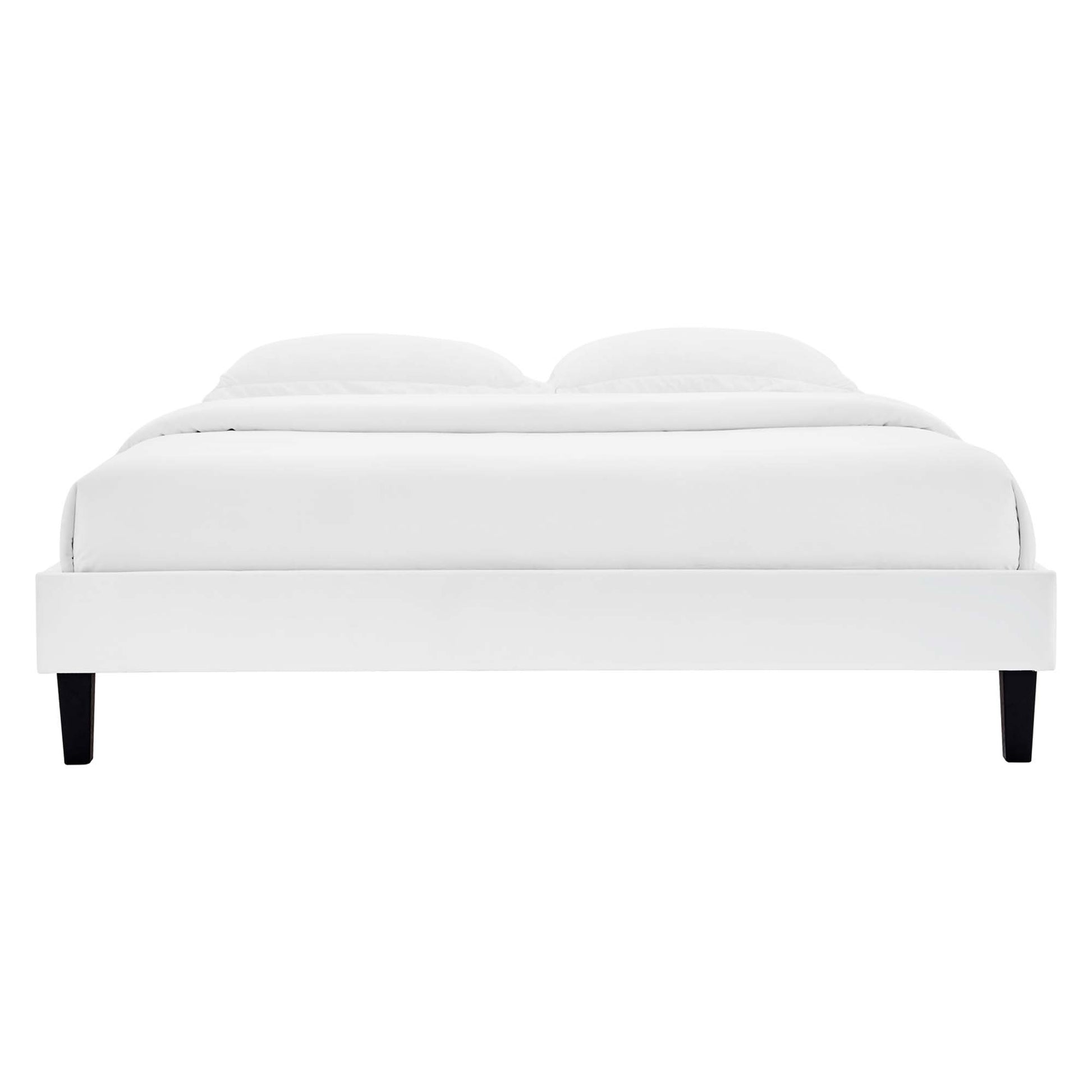 Reign Performance Velvet Twin Platform Bed Frame by Modway - Best Buy Furniture