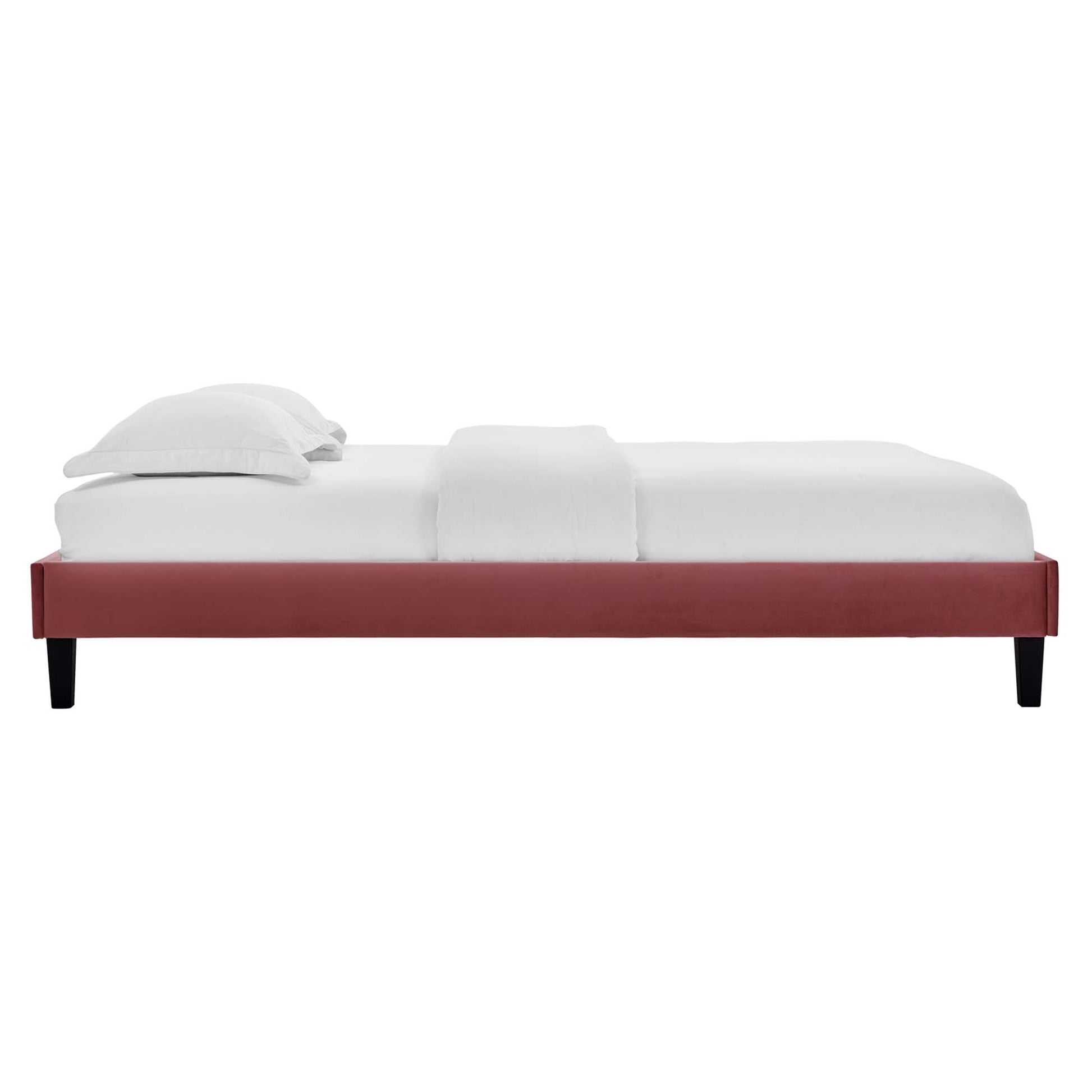 Reign Performance Velvet King Platform Bed Frame by Modway - Best Buy Furniture