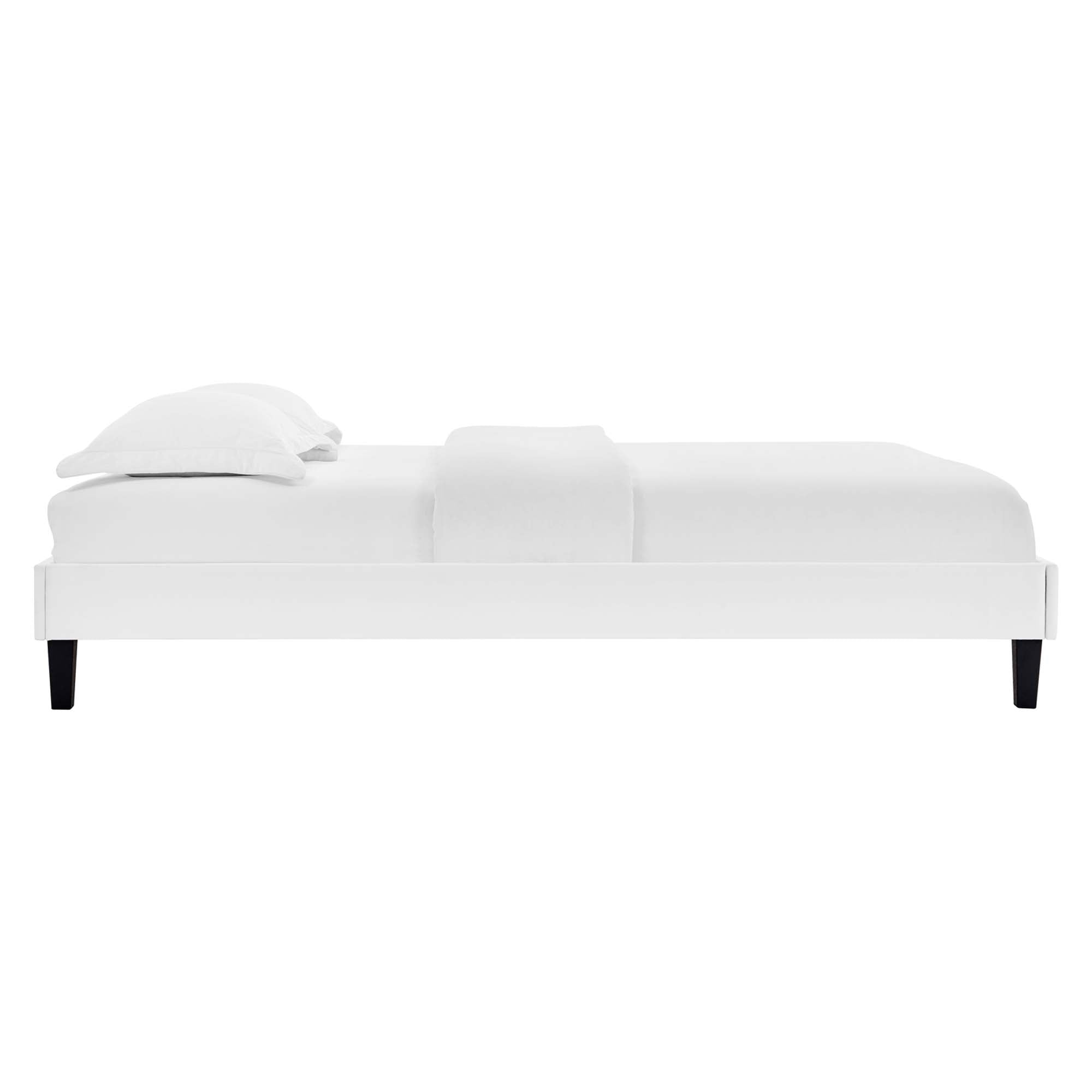 Reign Performance Velvet King Platform Bed Frame by Modway - Best Buy Furniture