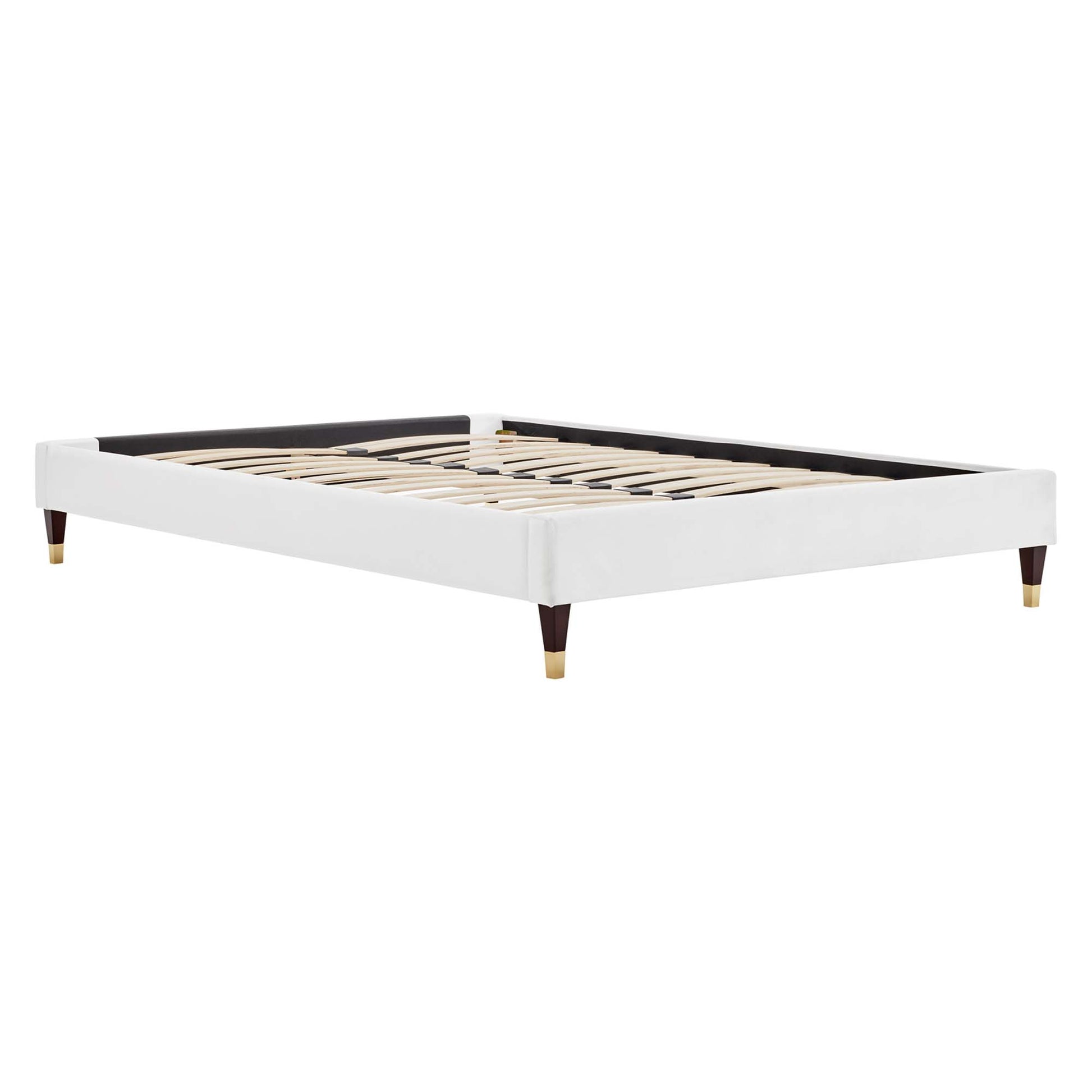 Harlow Performance Velvet Full Platform Bed Frame by Modway - Best Buy Furniture