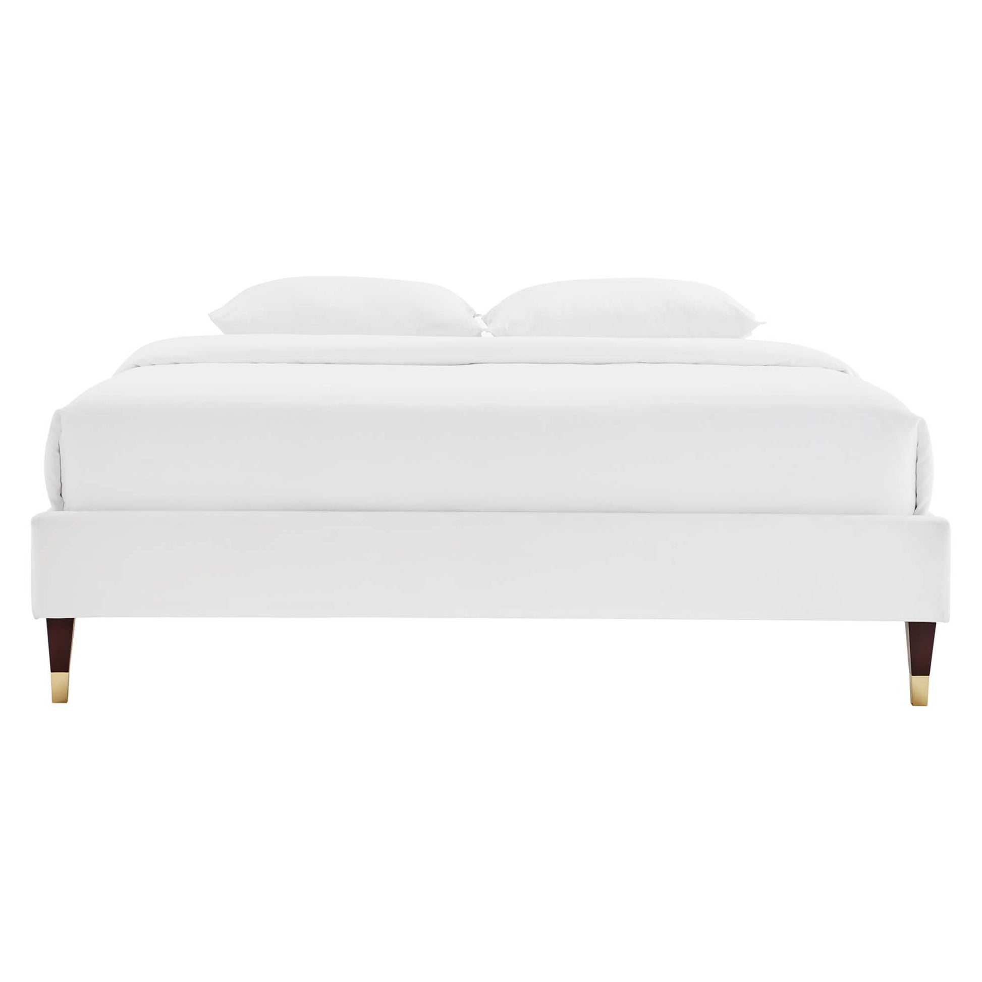 Harlow Performance Velvet Full Platform Bed Frame by Modway - Best Buy Furniture