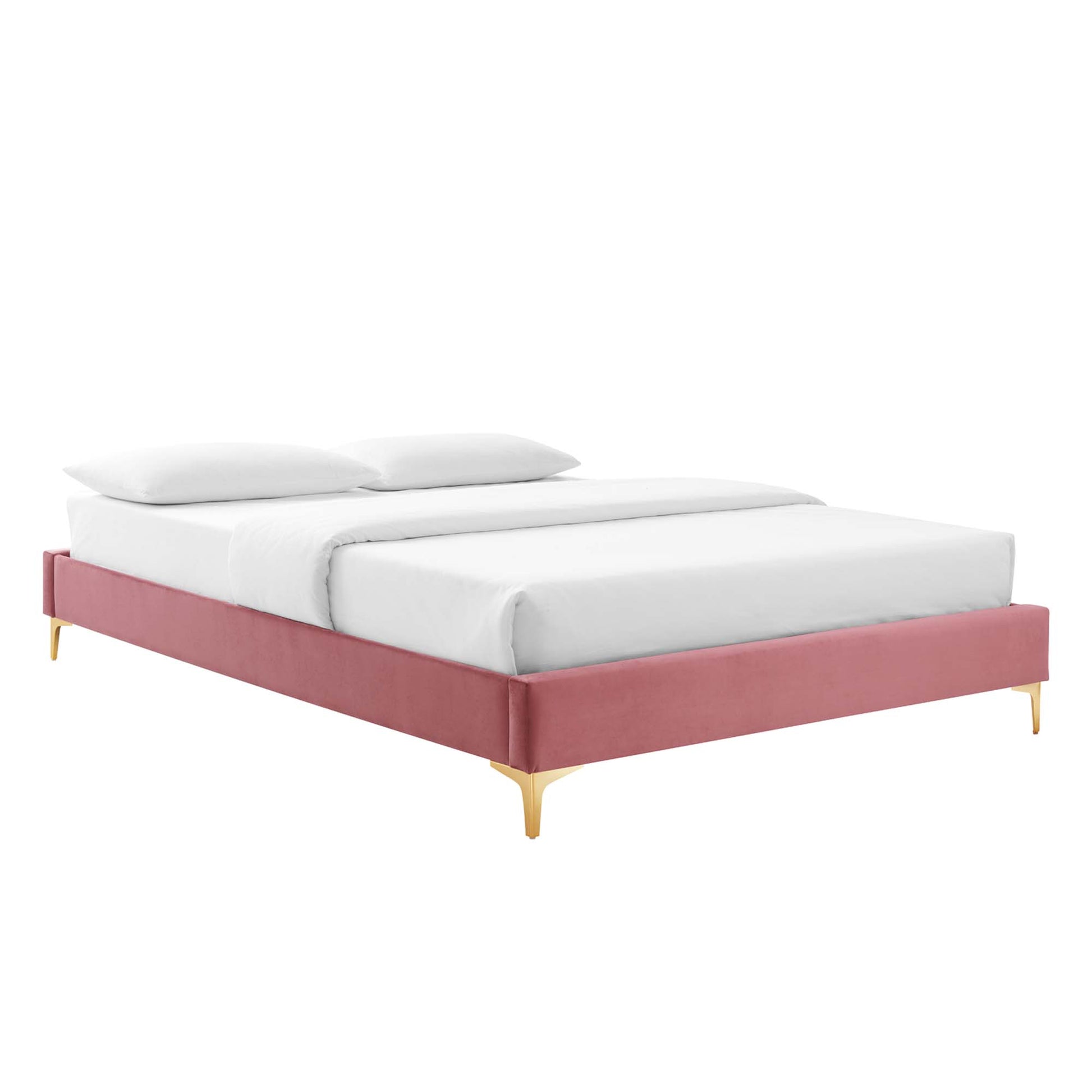 Sutton Performance Velvet Queen Bed Frame by Modway - Best Buy Furniture