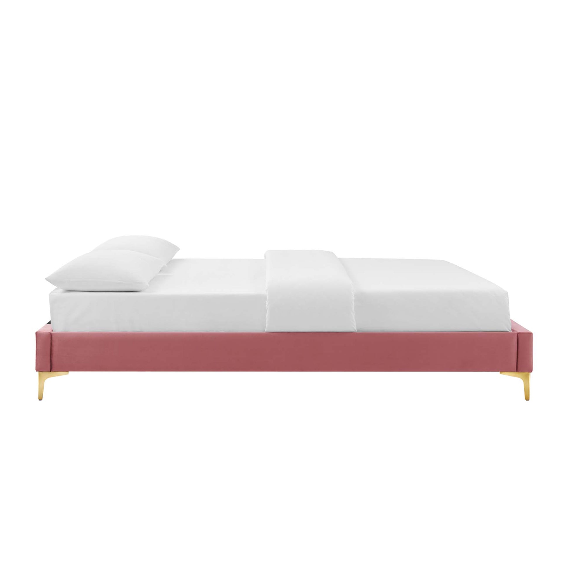 Sutton Performance Velvet Queen Bed Frame by Modway - Best Buy Furniture