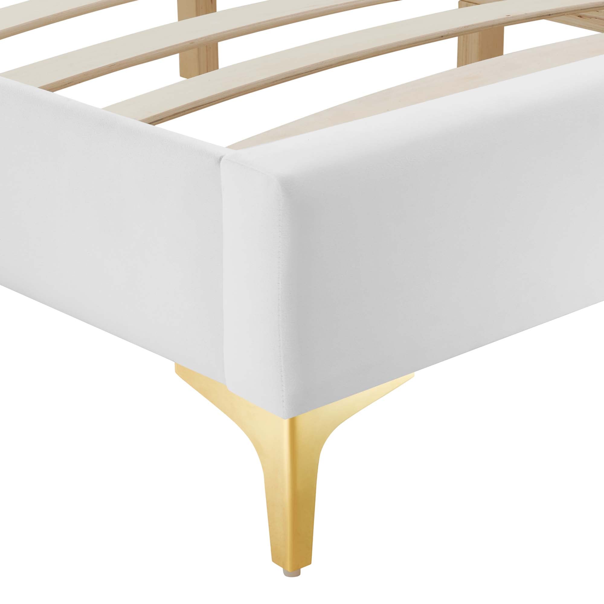 Sutton Performance Velvet Queen Bed Frame by Modway - Best Buy Furniture