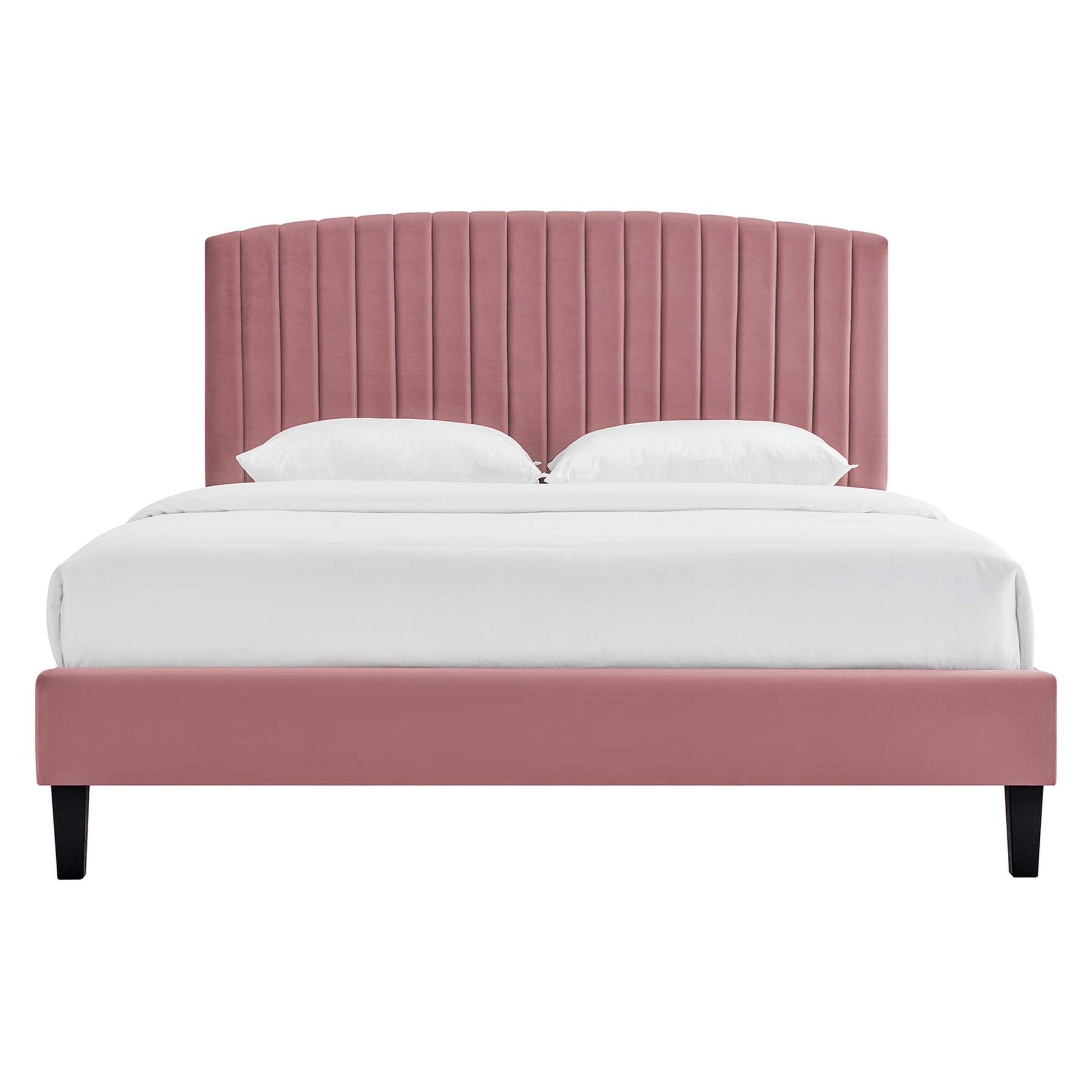 Alessi Performance Velvet Queen Platform Bed by Modway - Best Buy Furniture