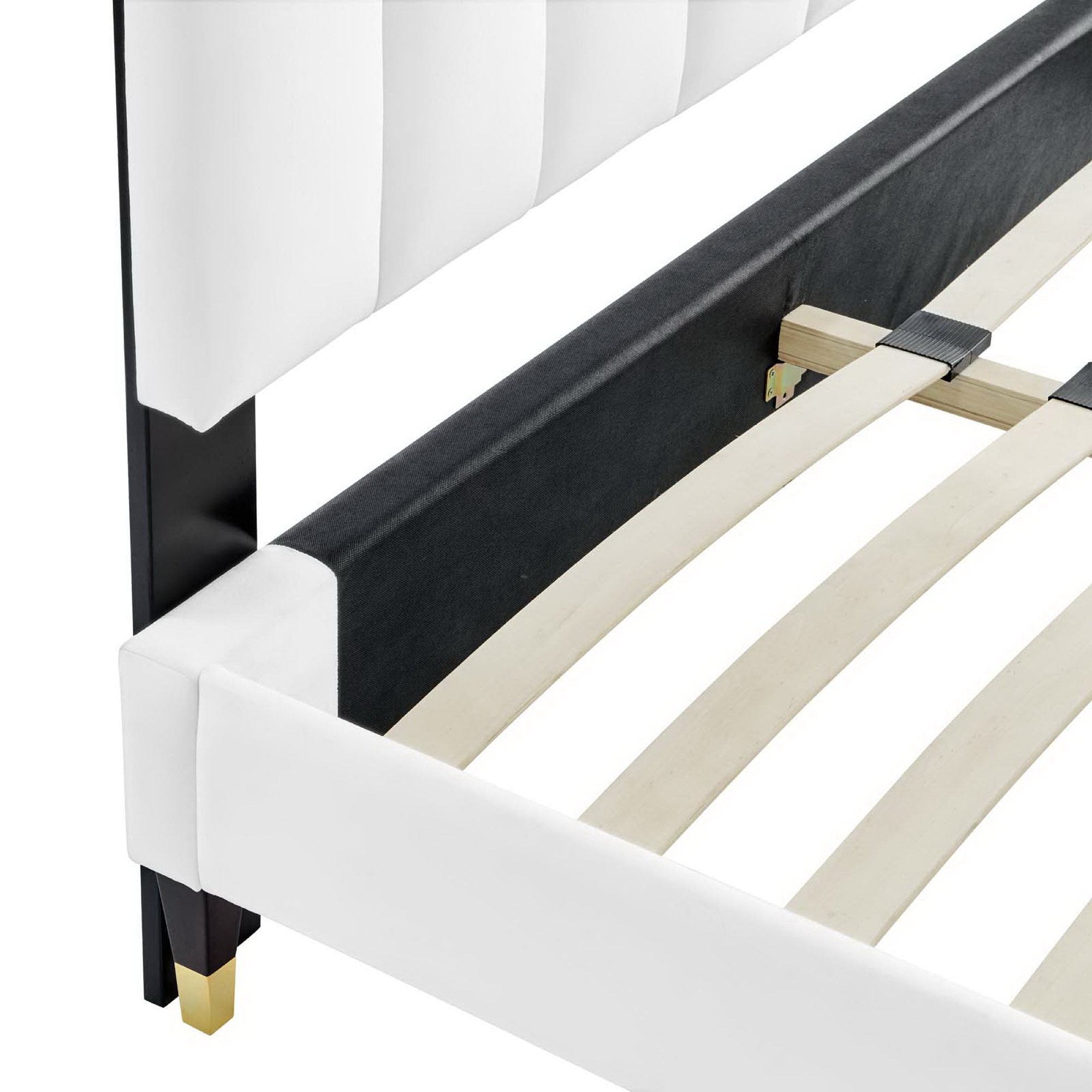 Daisy Performance Velvet Queen Platform Bed by Modway - Best Buy Furniture