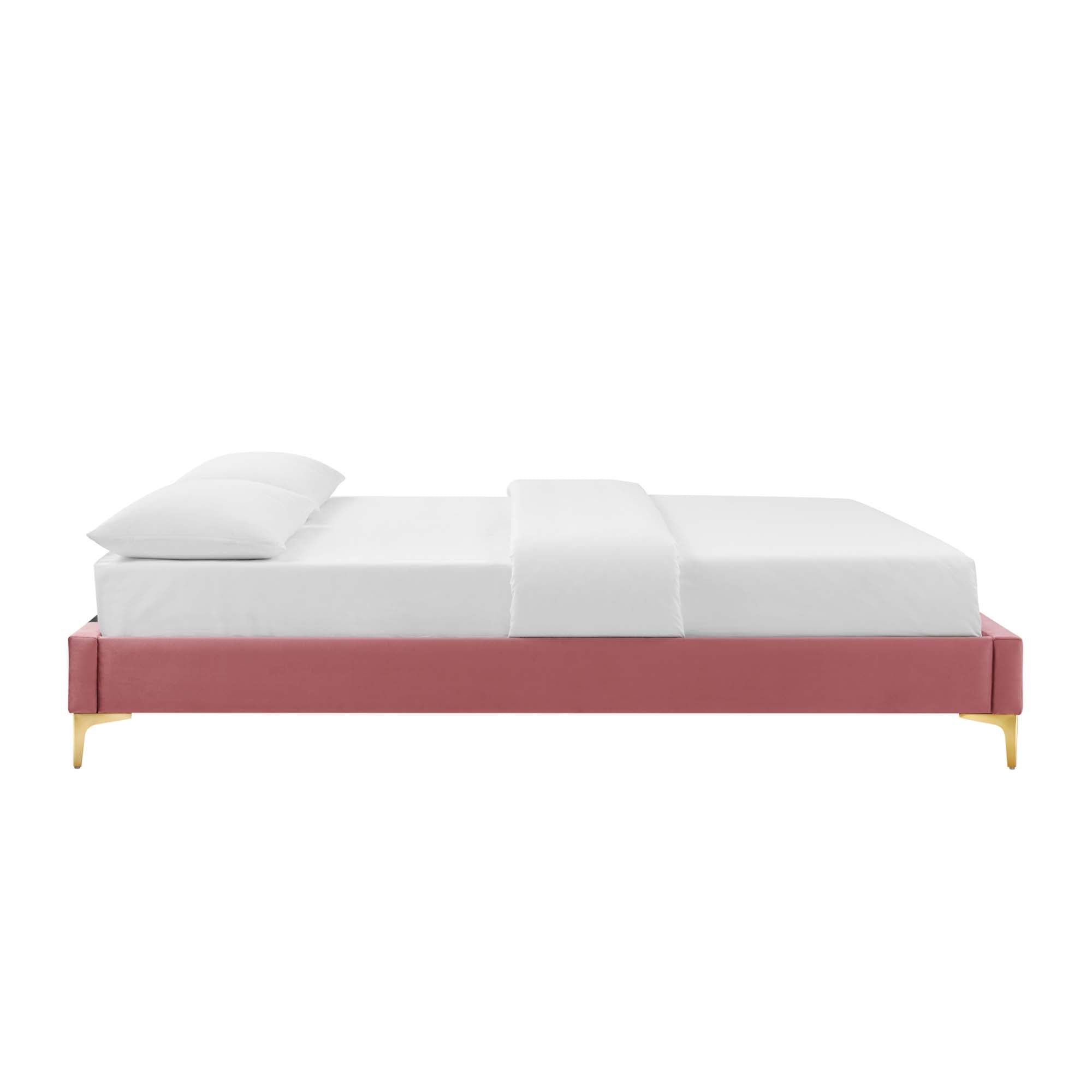 Sutton Performance Velvet King Bed Frame by Modway - Best Buy Furniture