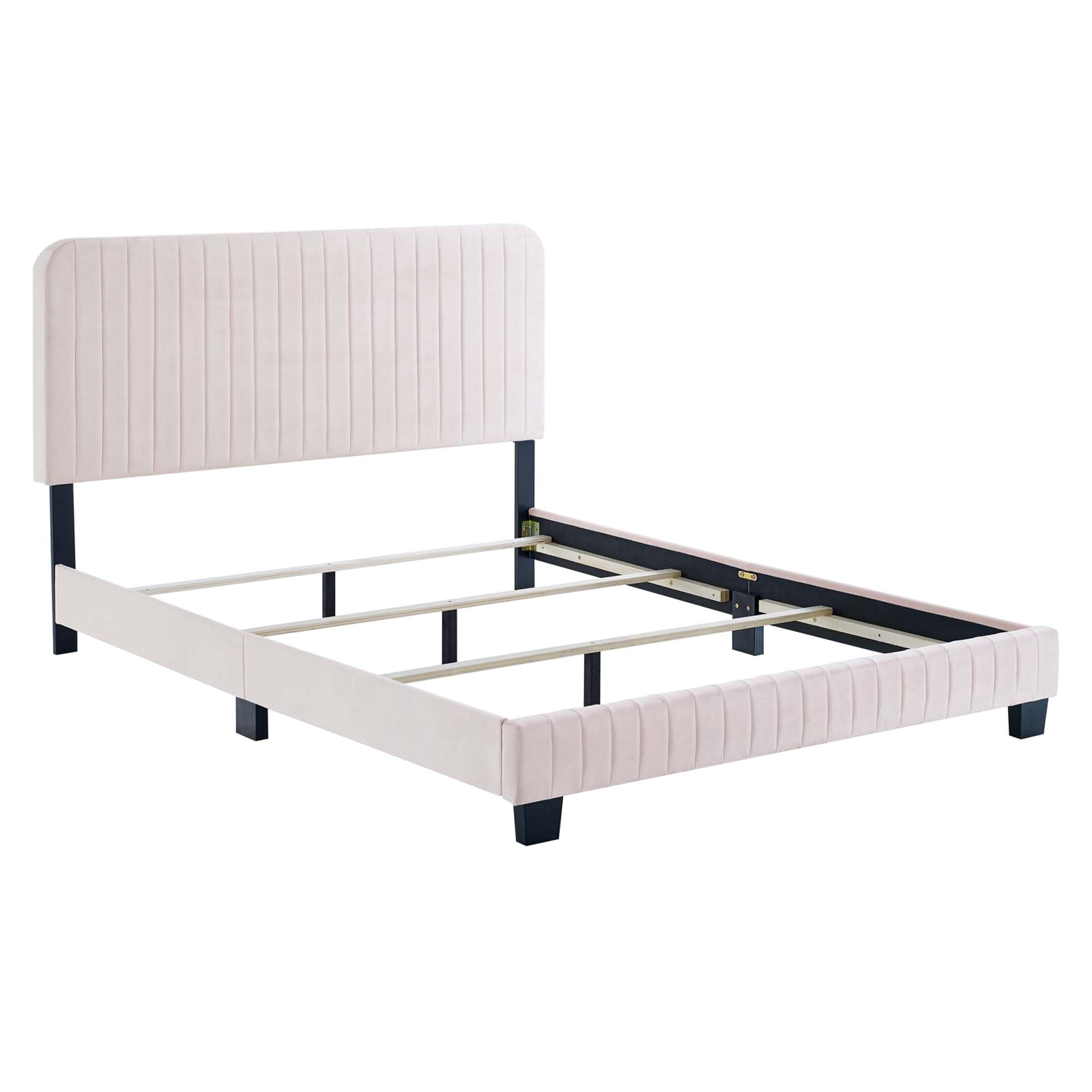 Celine Channel Tufted Performance Velvet Queen Bed by Modway - Best Buy Furniture