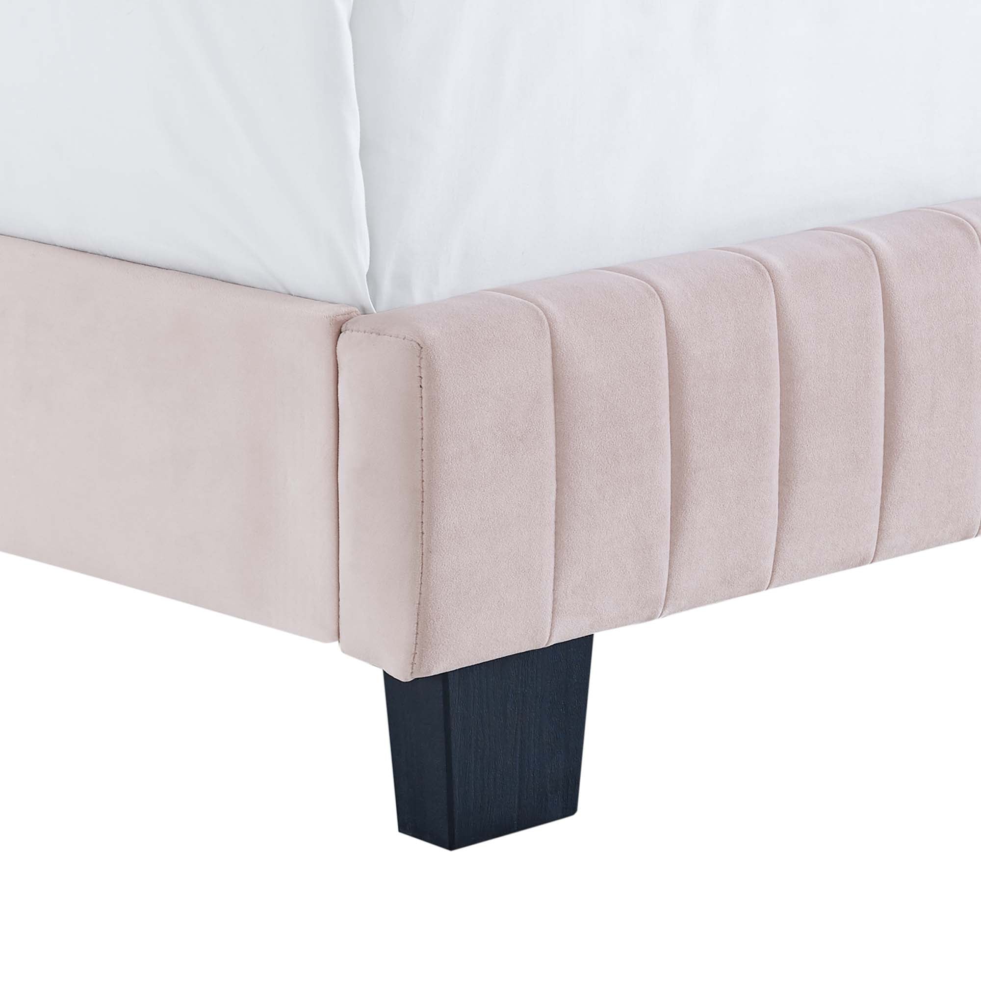 Celine Channel Tufted Performance Velvet Queen Bed by Modway - Best Buy Furniture