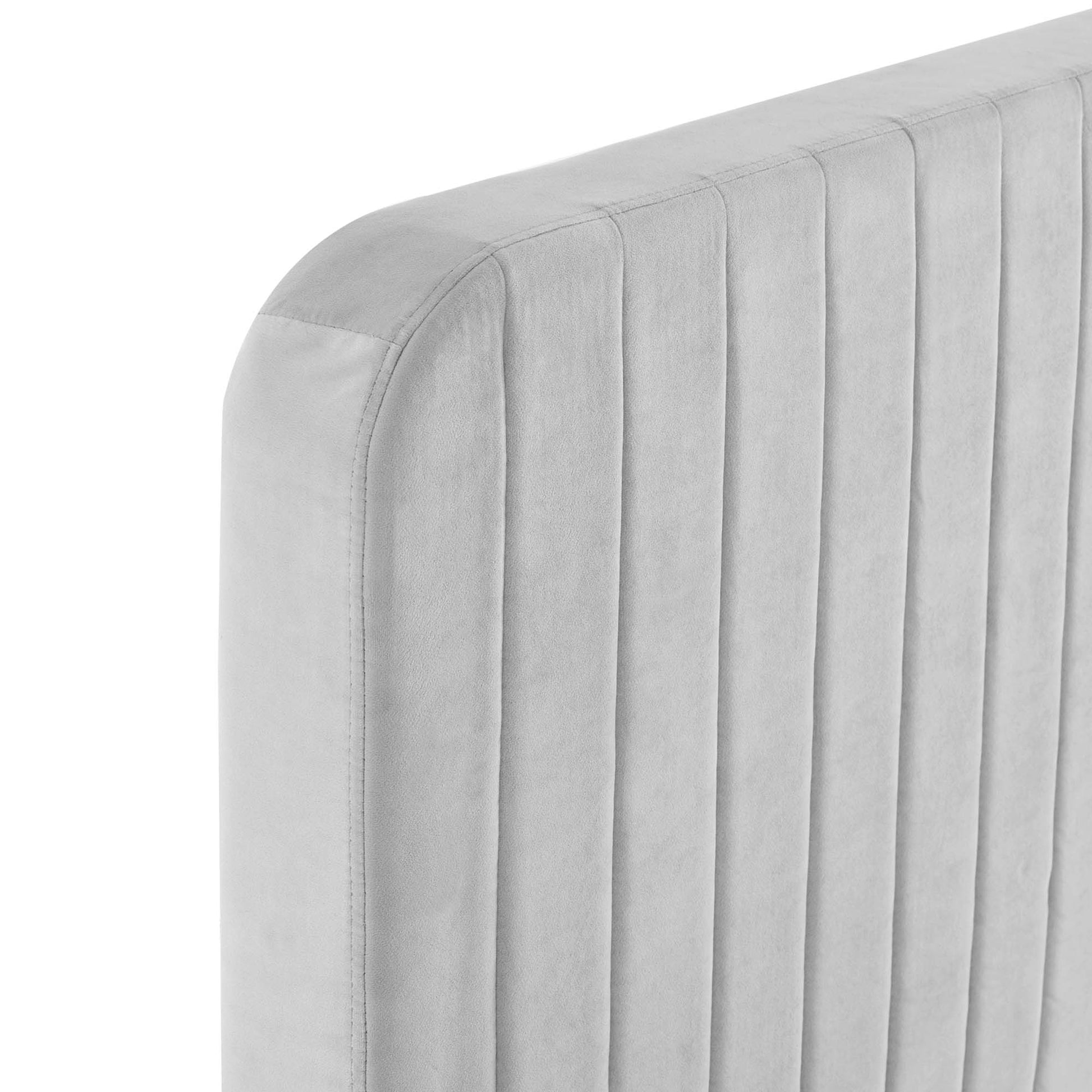 Celine Channel Tufted Performance Velvet Queen Platform Bed by Modway - Best Buy Furniture