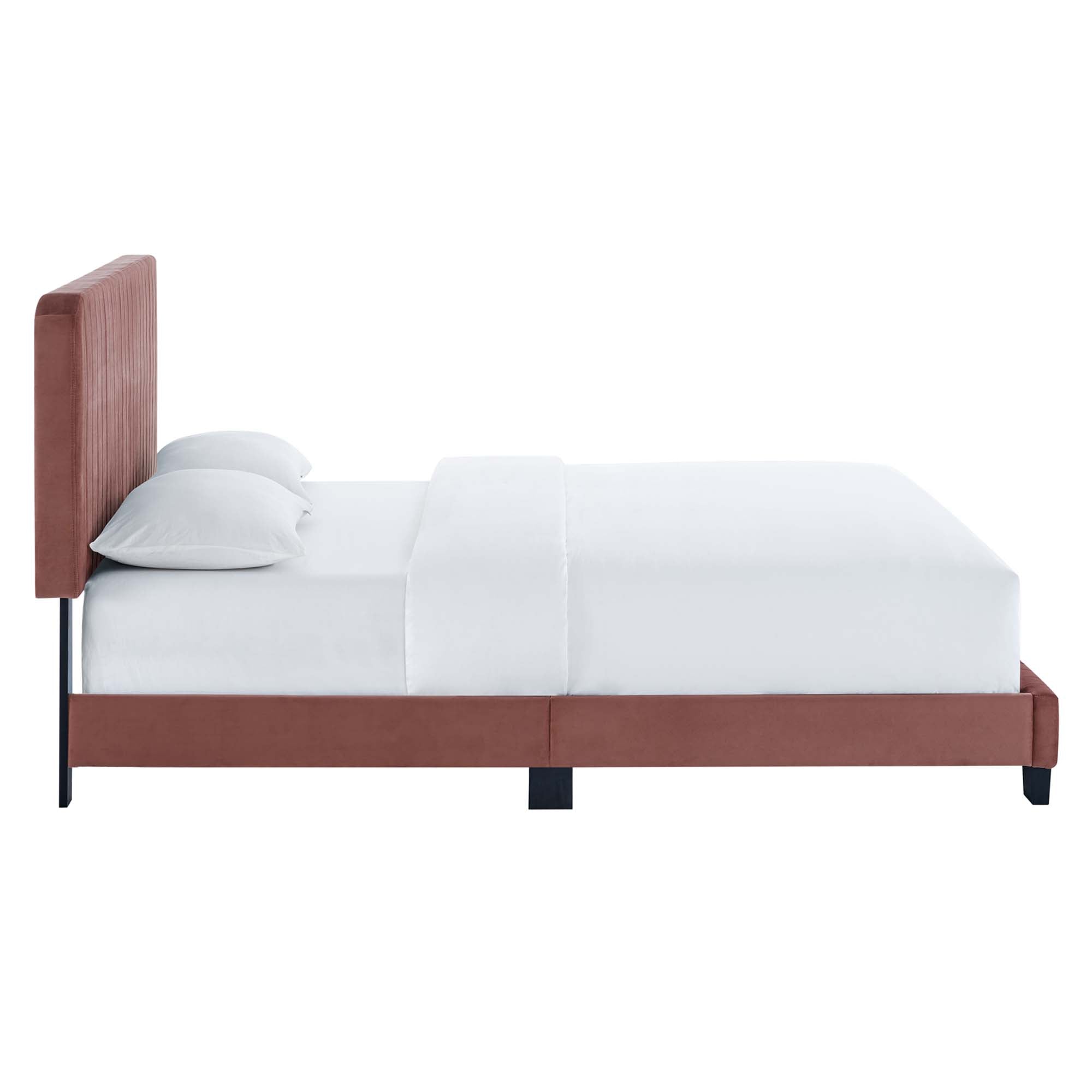 Celine Channel Tufted Performance Velvet Full Platform Bed by Modway - Best Buy Furniture