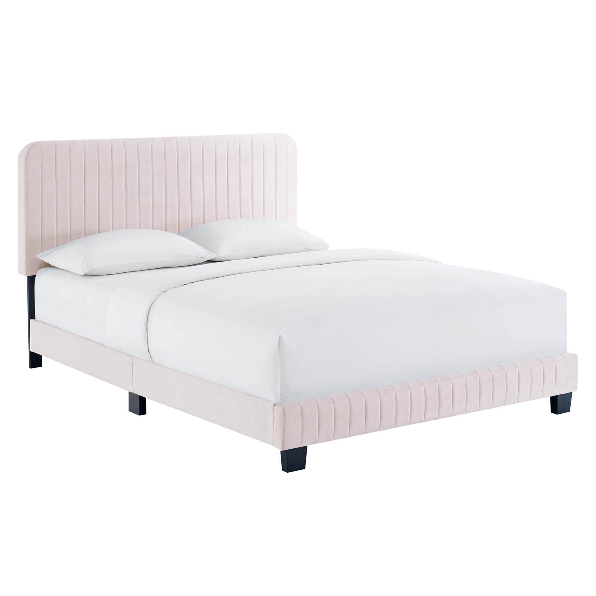 Celine Channel Tufted Performance Velvet Full Platform Bed by Modway