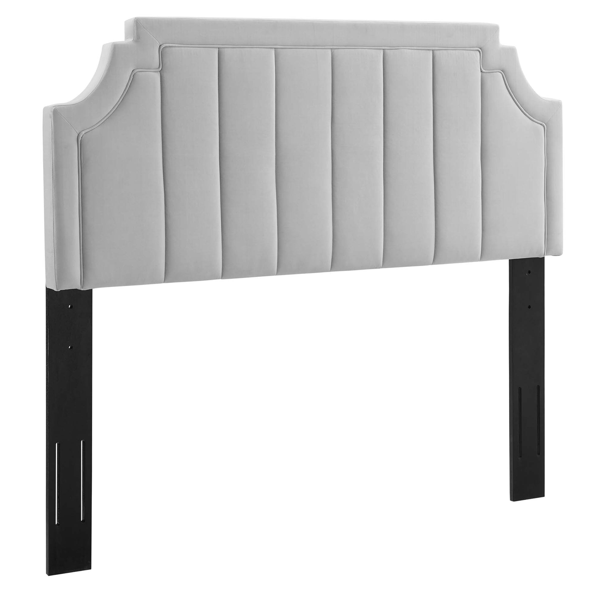 Alyona Channel Tufted Performance Velvet Twin Headboard by Modway - Best Buy Furniture