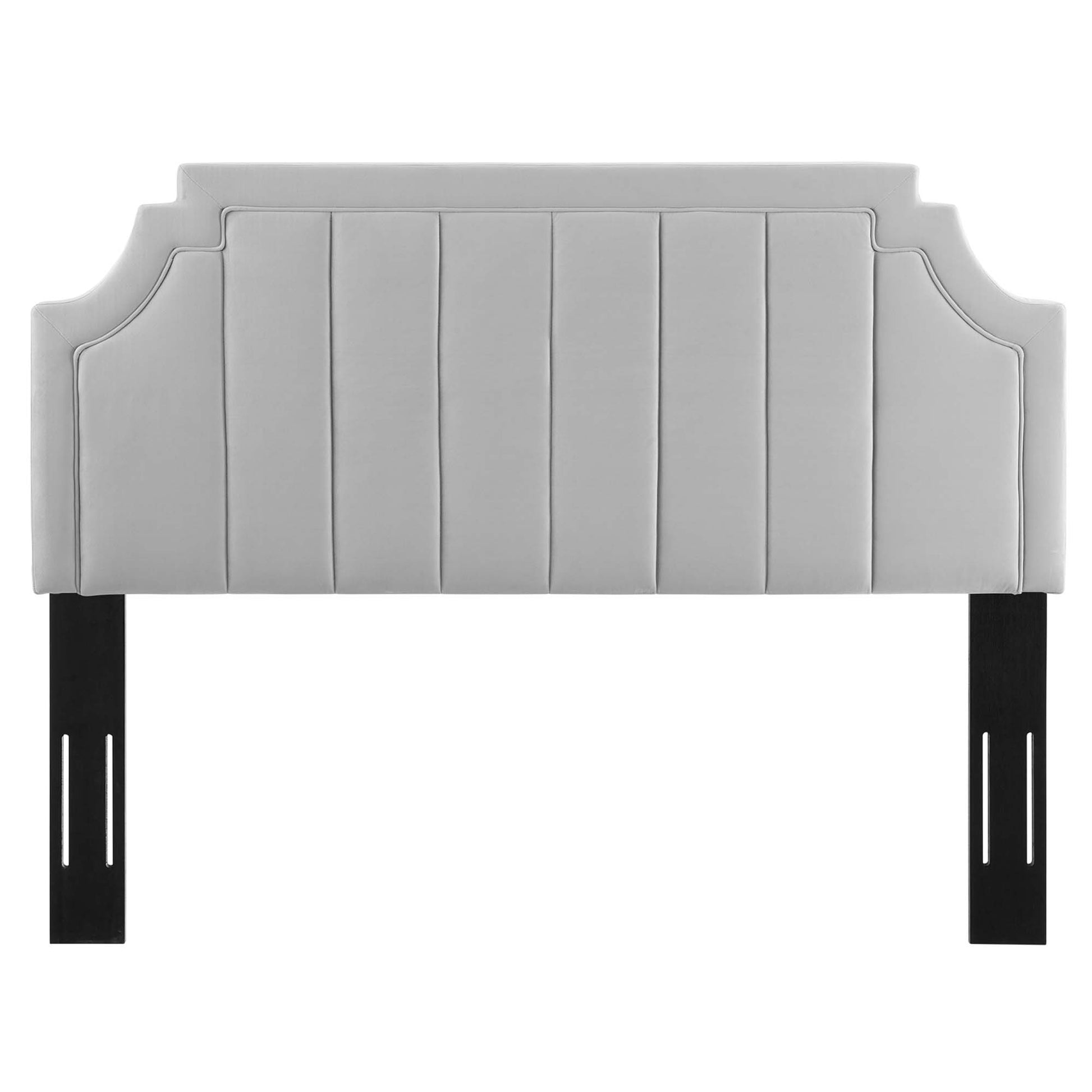 Alyona Channel Tufted Performance Velvet Twin Headboard by Modway - Best Buy Furniture