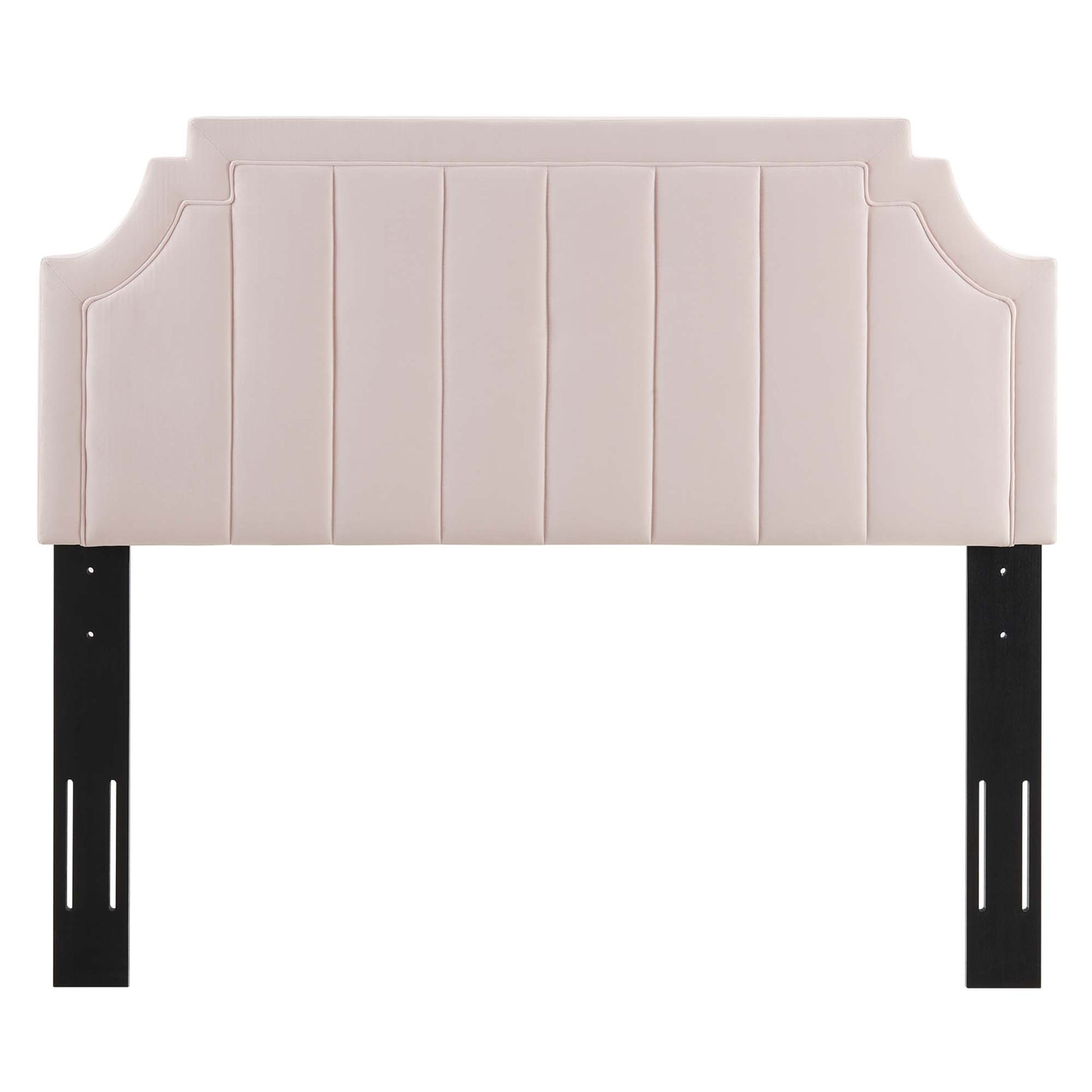 Alyona Channel Tufted Performance Velvet Twin Headboard by Modway - Best Buy Furniture