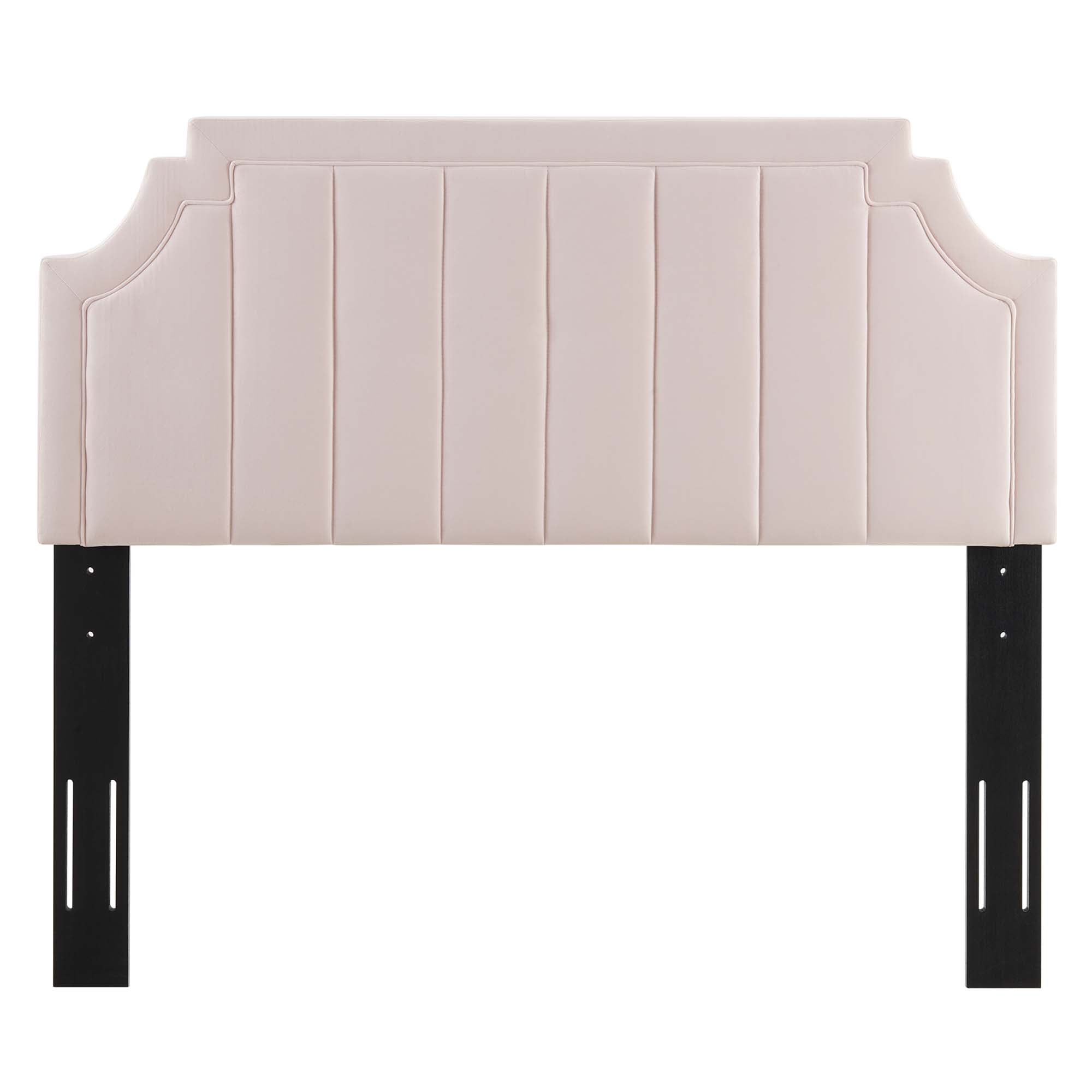 Alyona Channel Tufted Performance Velvet Twin Headboard by Modway - Best Buy Furniture