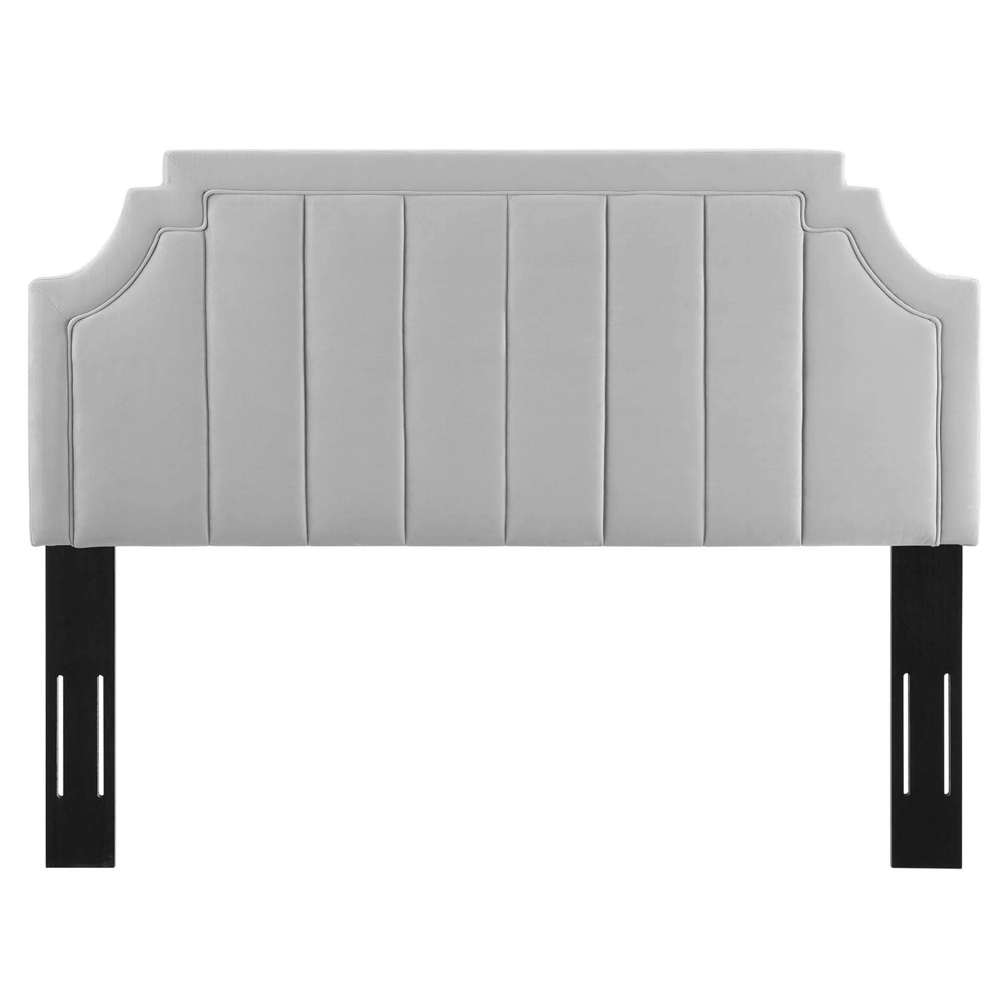 Alyona Channel Tufted Performance Velvet Full/Queen Headboard by Modway - Best Buy Furniture